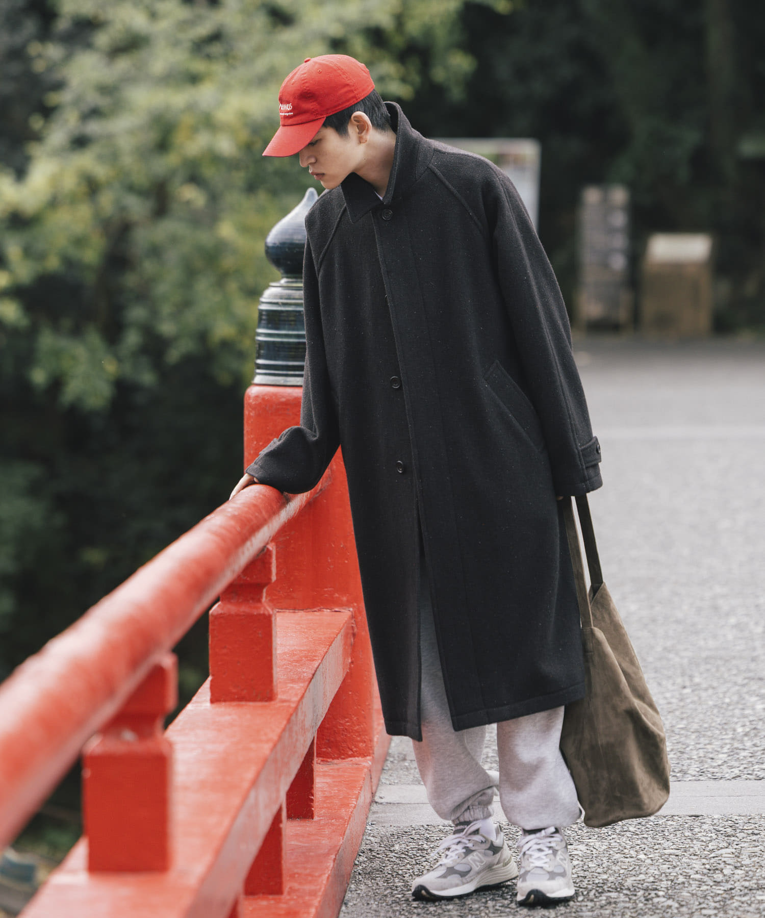 Unlikely　Balmacaan Coat Nep Tweed