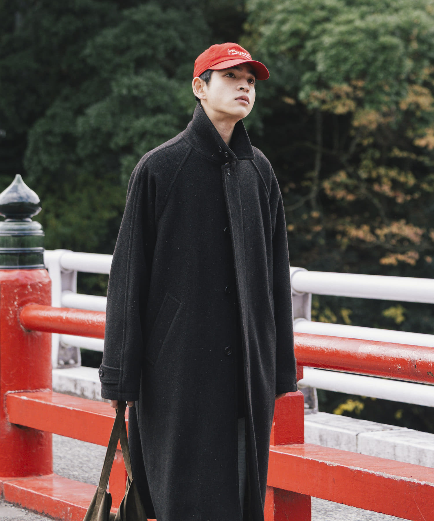 Unlikely Balmacaan Coat Nep Tweed(M BROWN): アウター｜URBAN