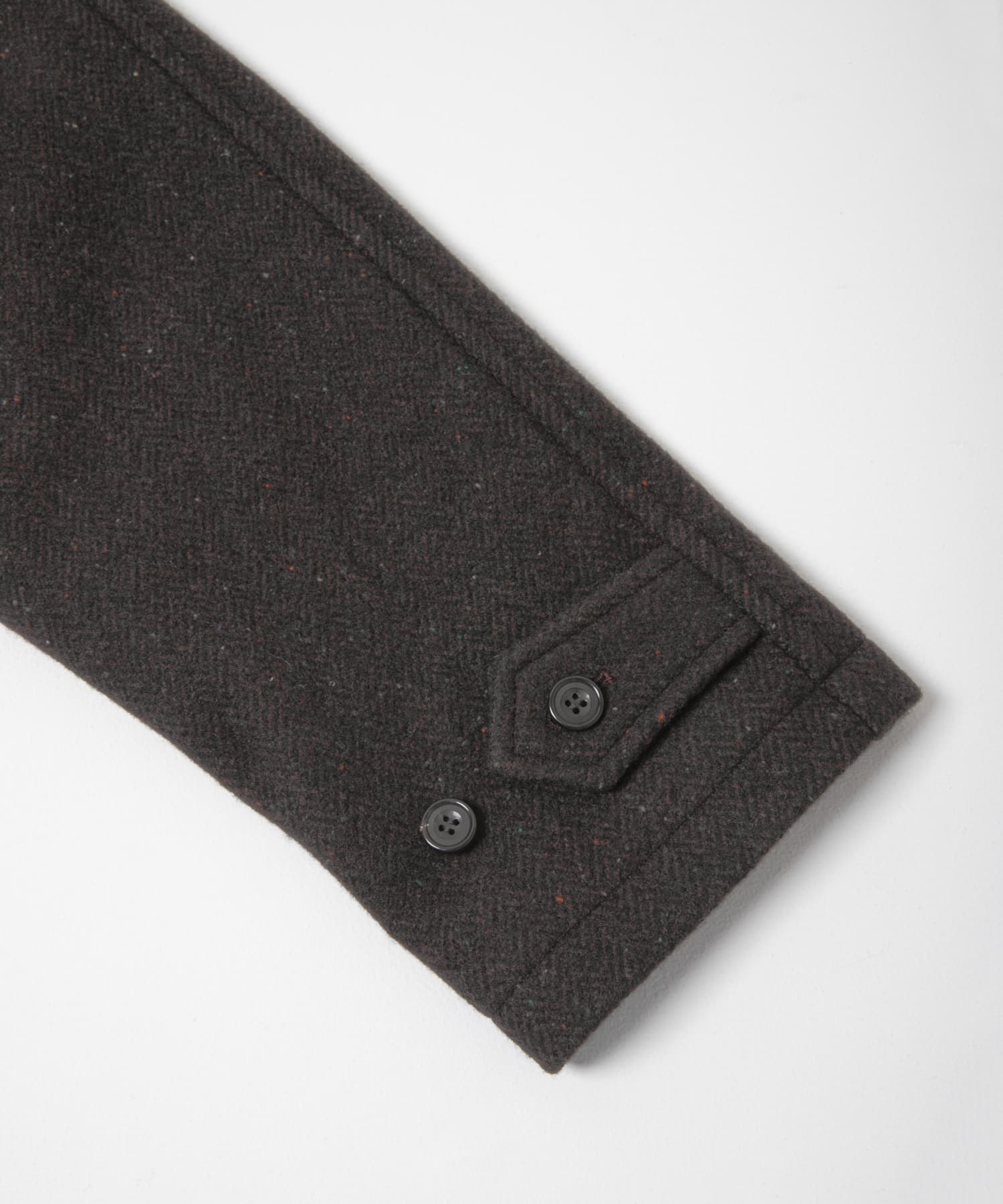 Unlikely　Balmacaan Coat Nep Tweed BROWN M