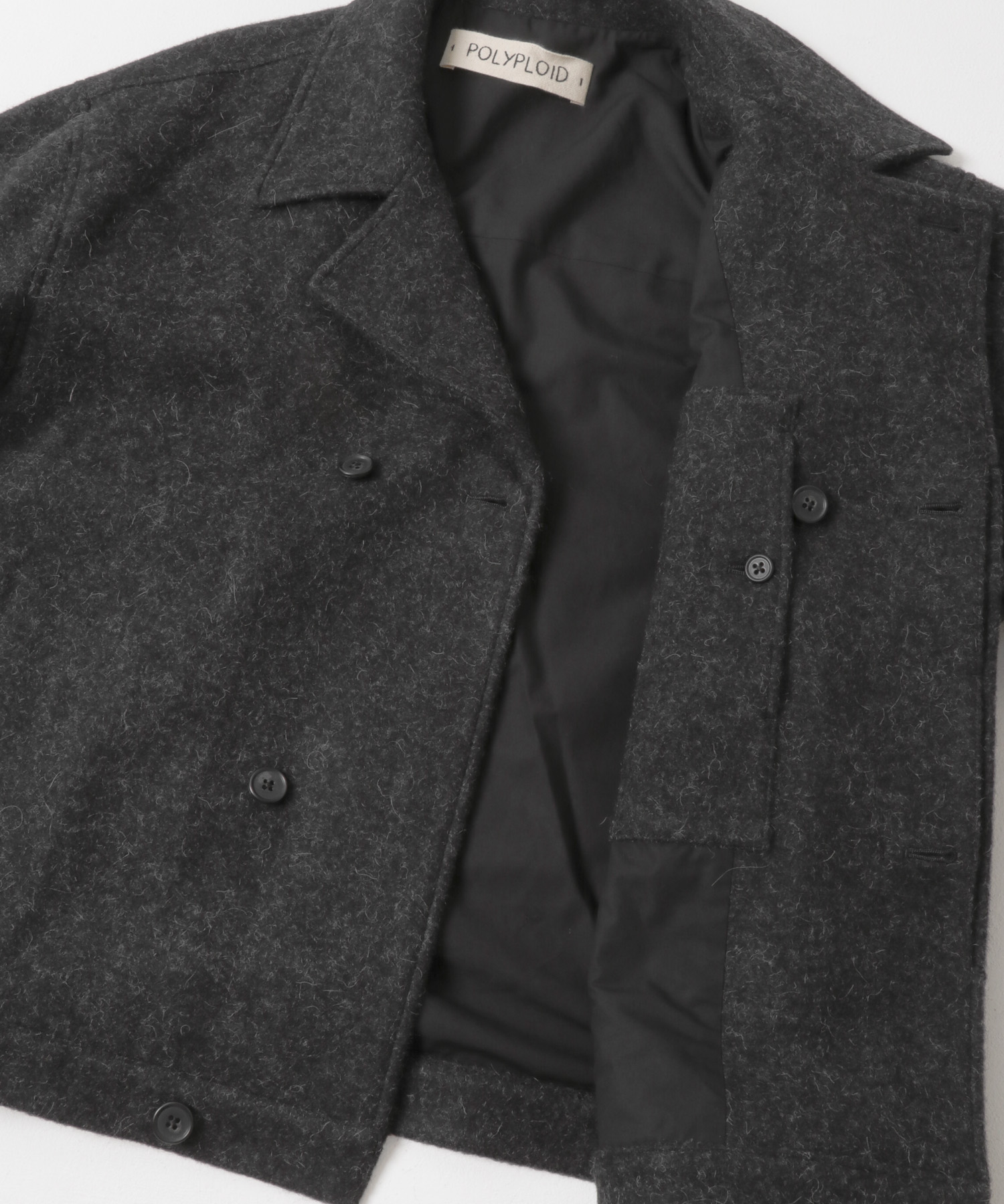 POLYPLOID　MARINE JACKET B D/CHARCOAL 3