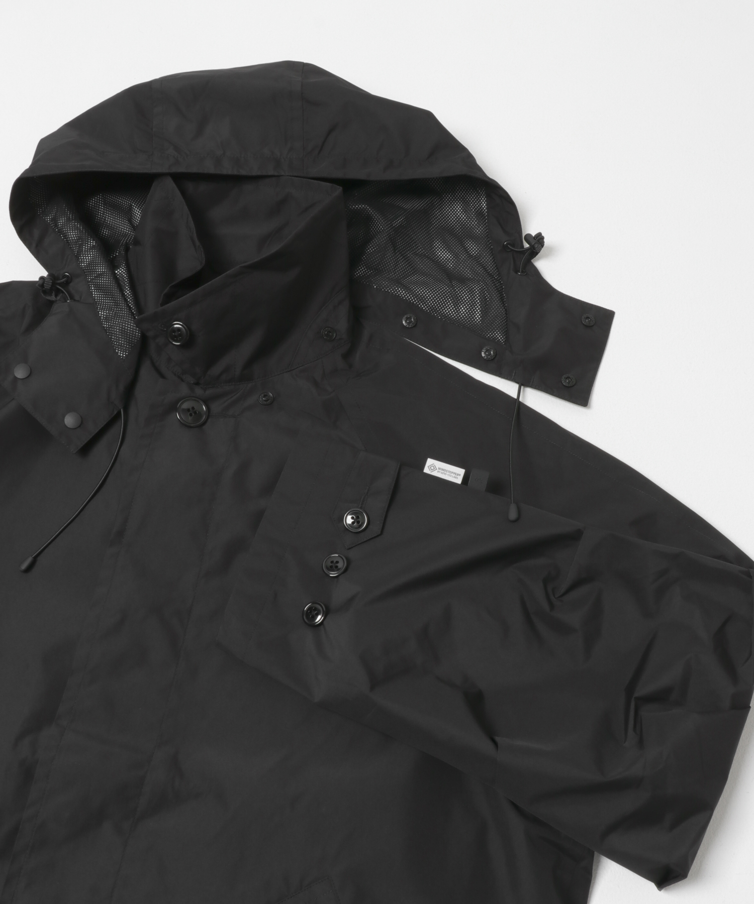 DAIWA PIER39　WINDSTOPPER TECH BALMACAAN RAIN COAT BLACK M