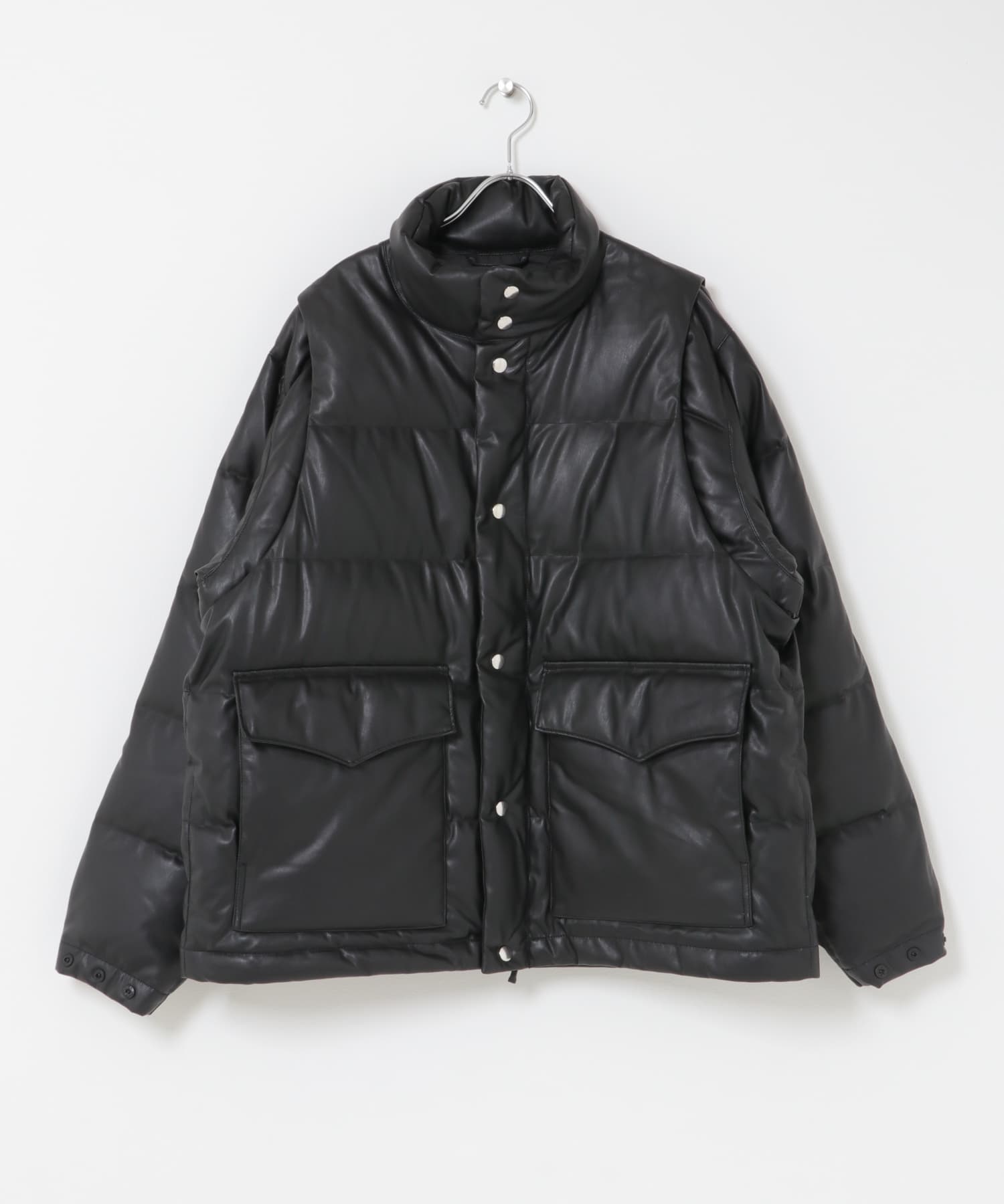 DAIWA PIER39　2WAY SYNTHETIC SKIN DOWN BLACK M