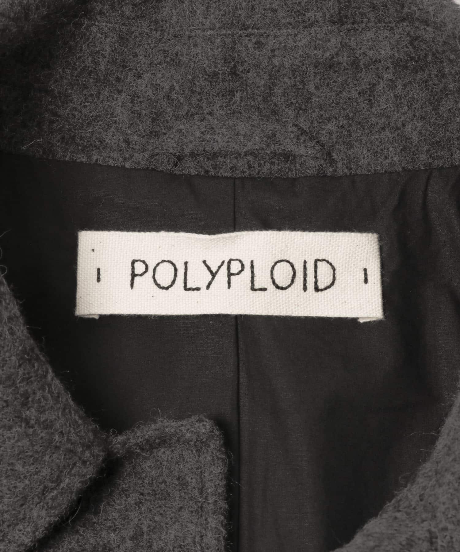 POLYPLOID　LONG COAT C CHARCOAL 4