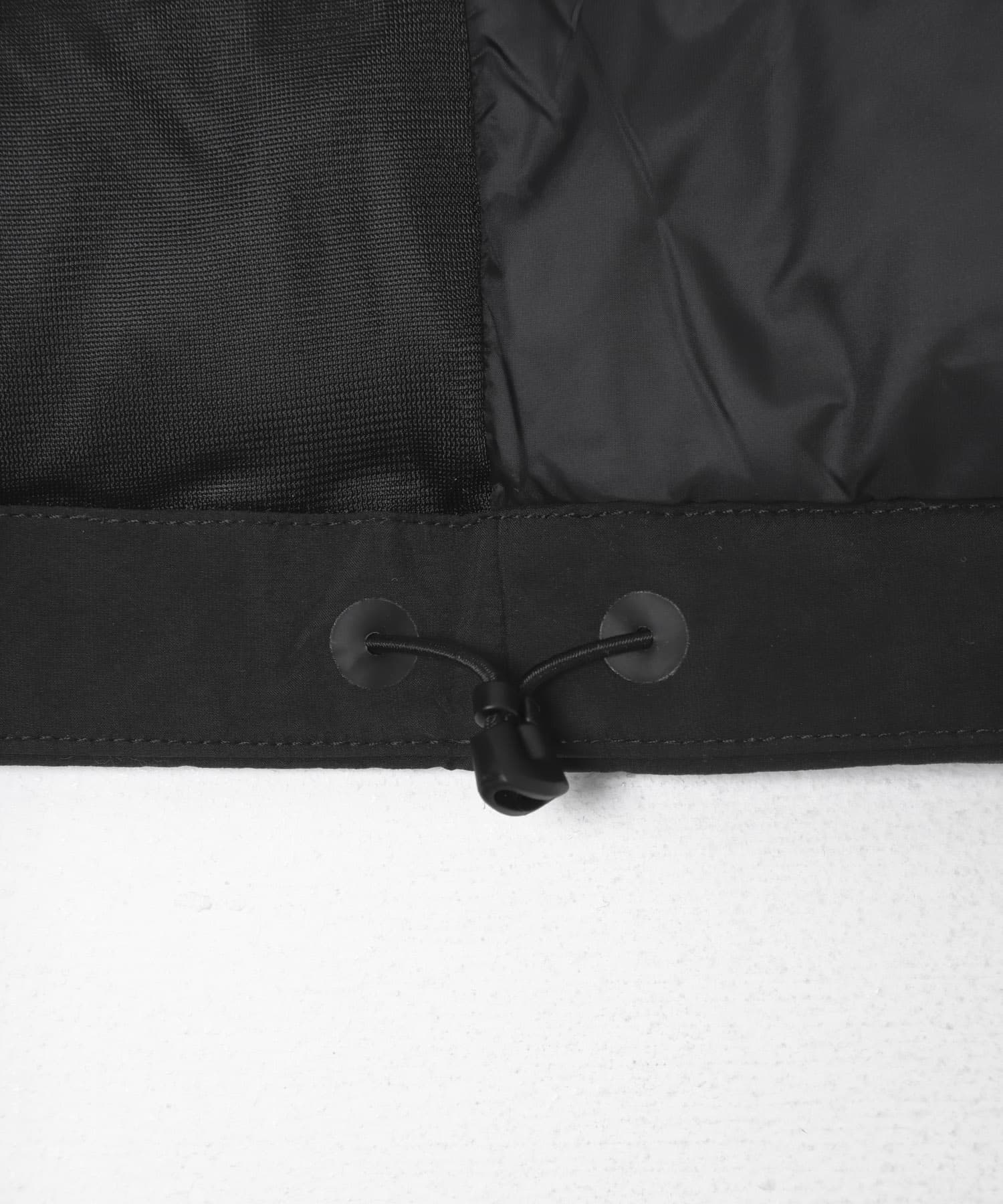 ES.1　3lyr down Hoodie black L