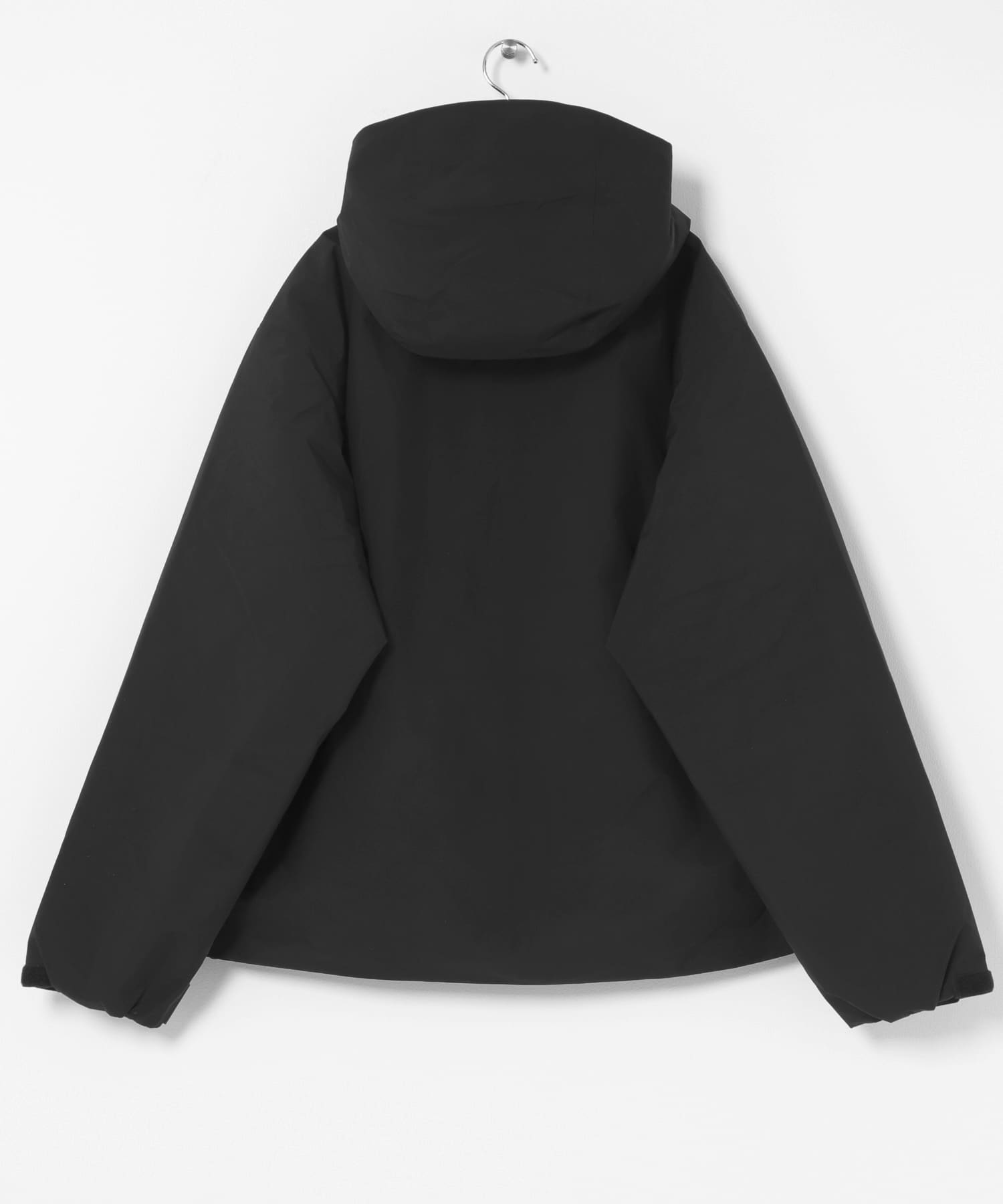 ES.1　3lyr down Hoodie black L