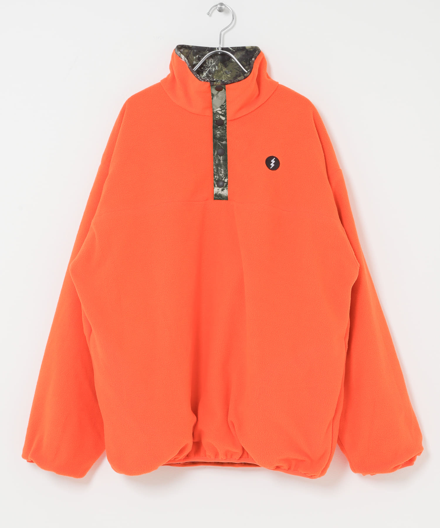 ELECTRIC NYLON FLEECE RIVERSIBLE(M BLACK): アウター｜URBAN