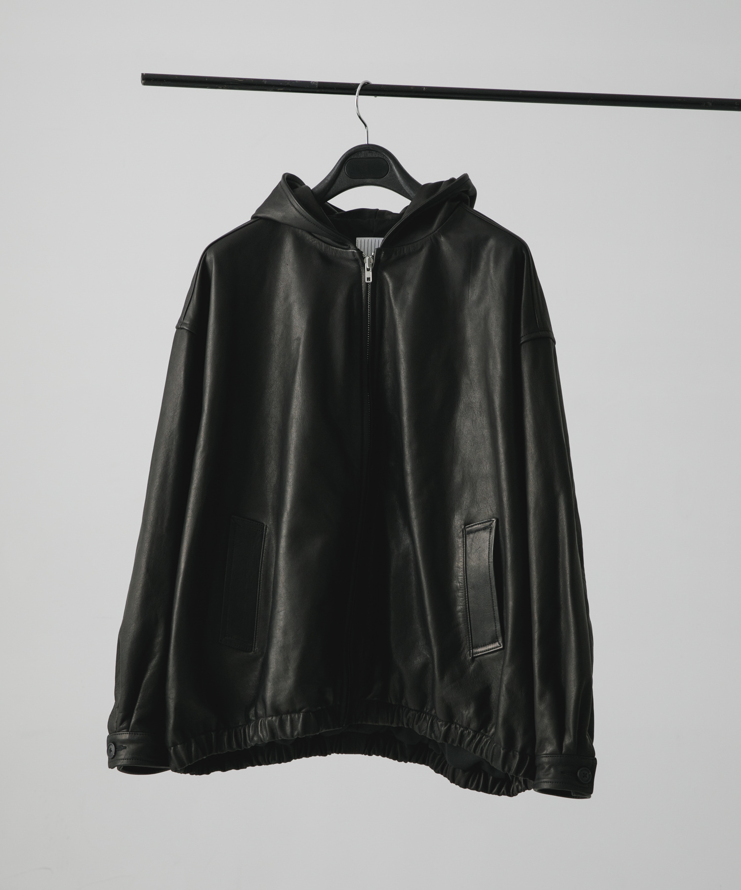 SFC　LEATHER HOODIE JACKET