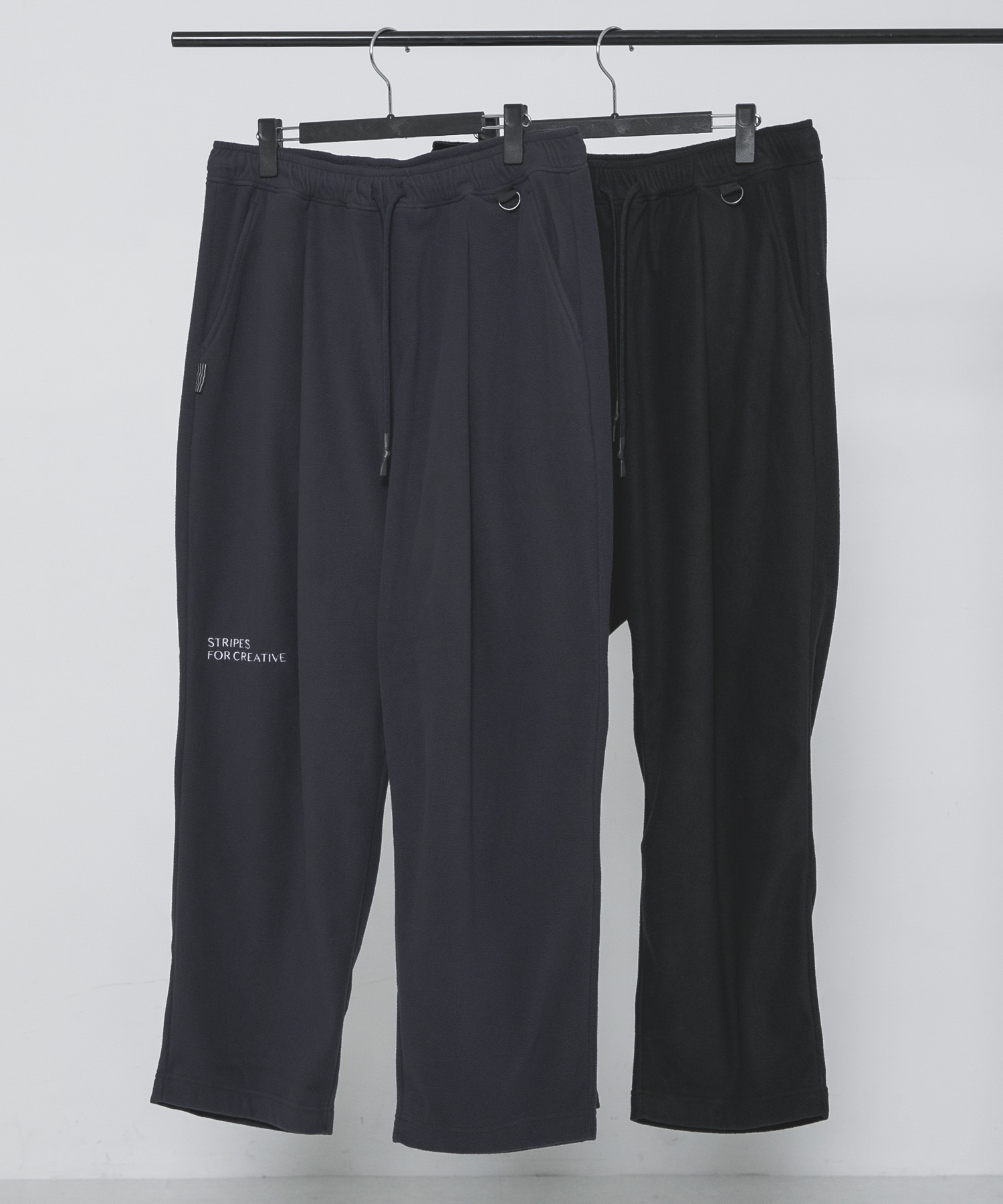 SFC　FLEECE WIDE TAPERED EASY PANTS Navy M