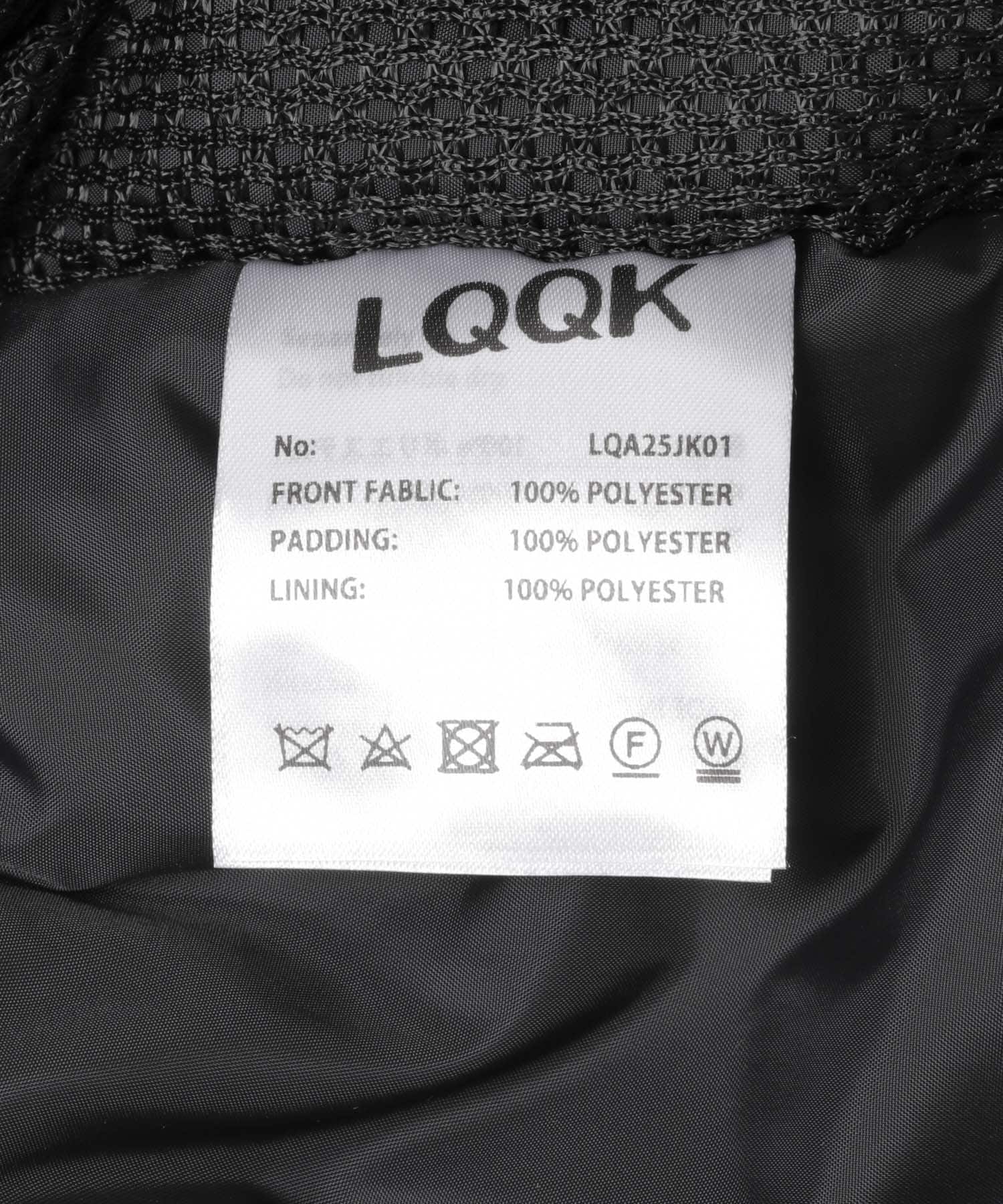 LQQK Studio　puff down jacket Black XL