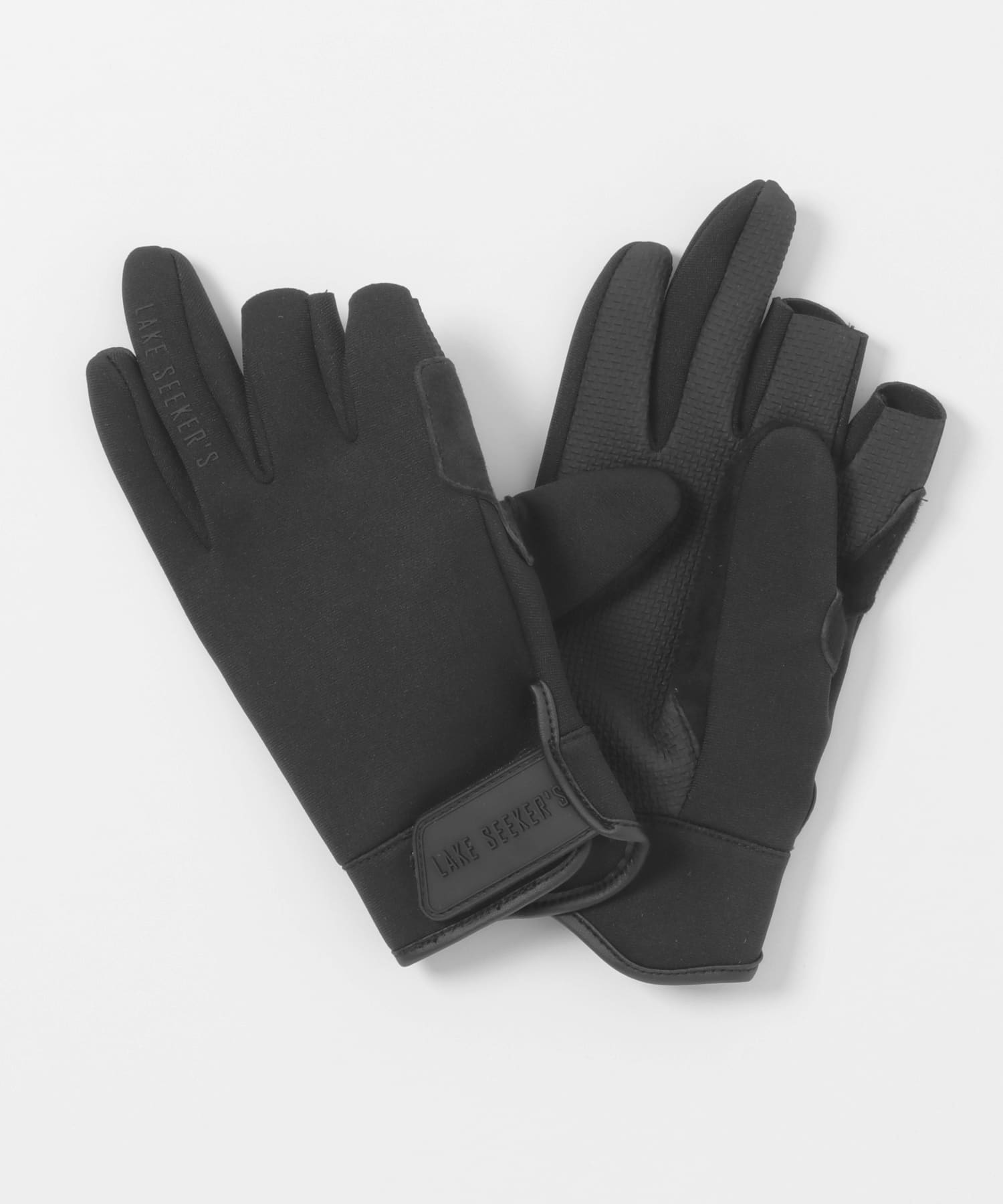 LAKE SEEKERS　Fishing Glove BLK/BLK Free