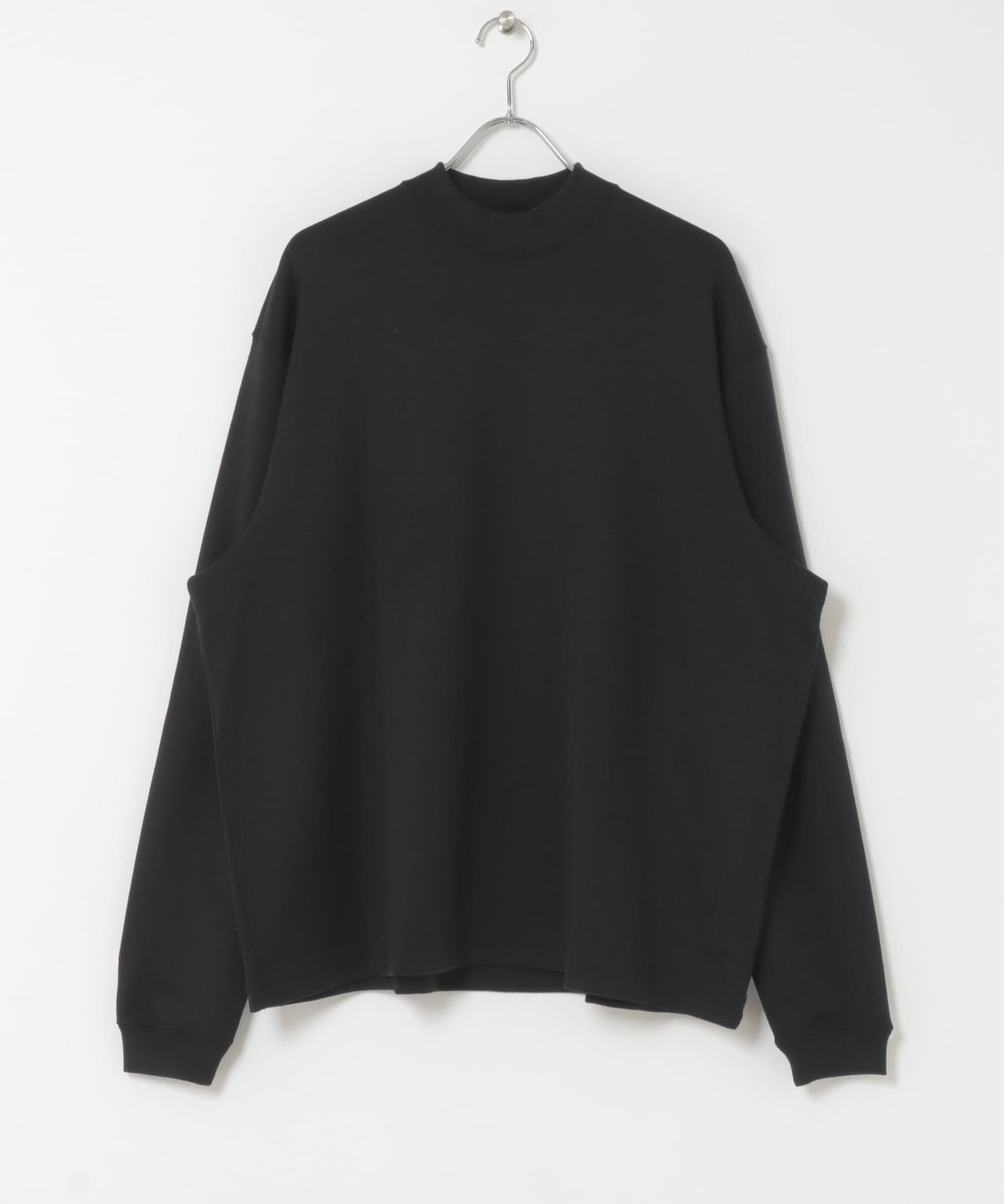 THE DAY　MERINO WOOL MOCKNECK LONG SLEEVE SHIRT