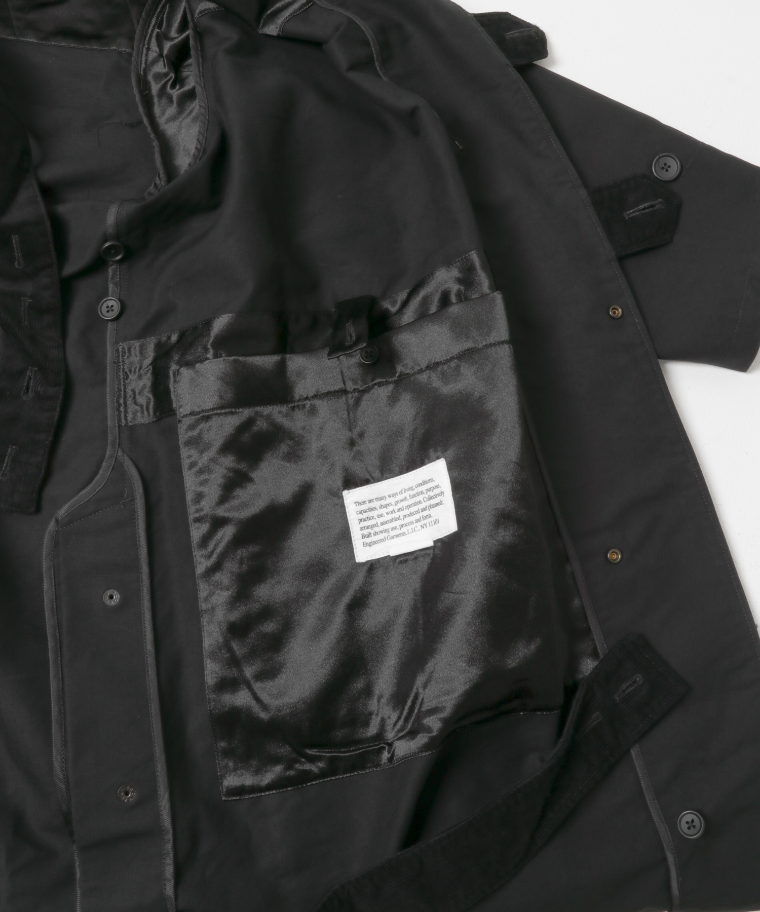 Engineered Garments　Duffle Coat A-Black S
