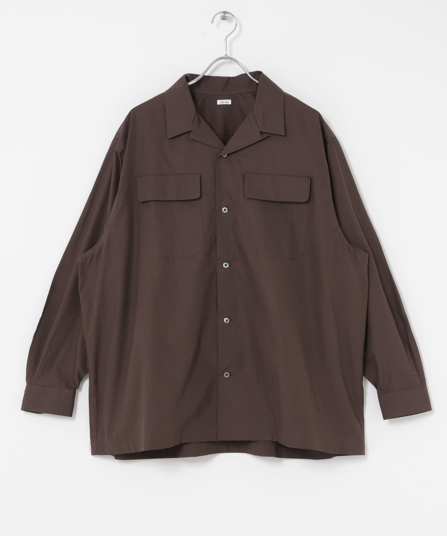 THE DAY　OPEN COLLAR SHIRT