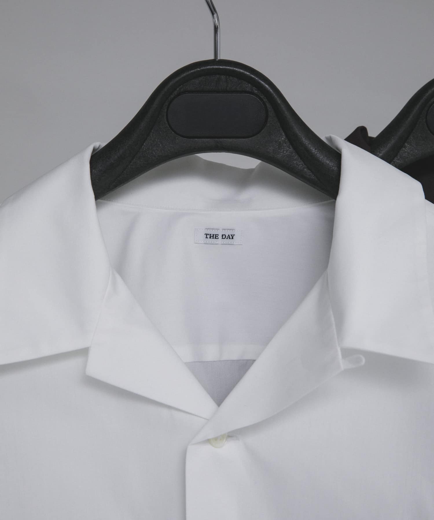 THE DAY　OPEN COLLAR SHIRT WHITE 1
