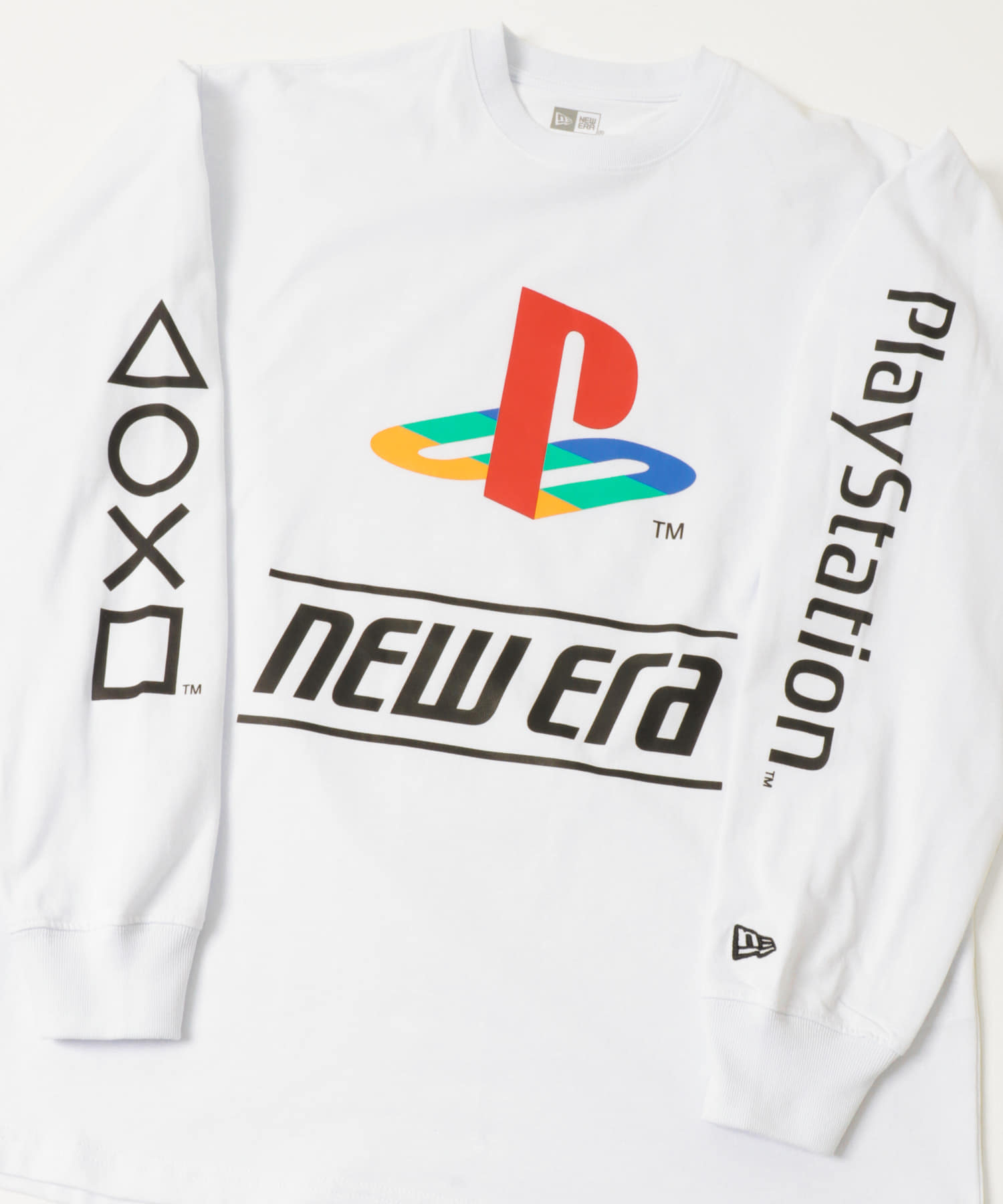 New Era　LS OS CT TEE PSFM NE LOGO WHI M