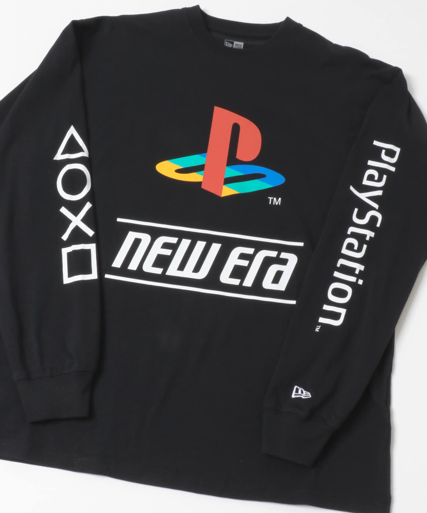 New Era　LS OS CT TEE PSFM NE LOGO BLK M