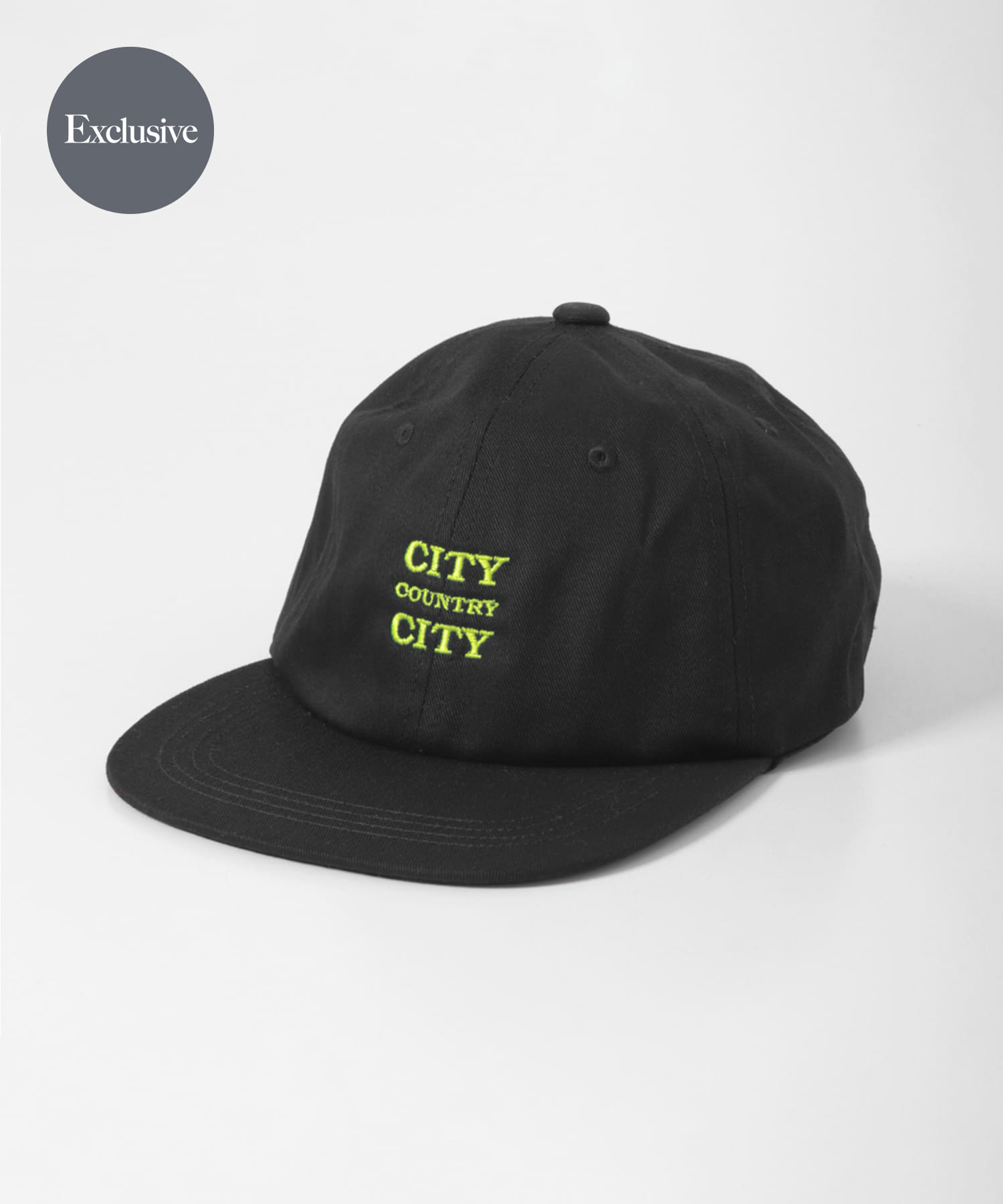 『別注』CITY COUNTRY CITY×URBS　COTTON CAP FOR  YGM BLK/YEL One