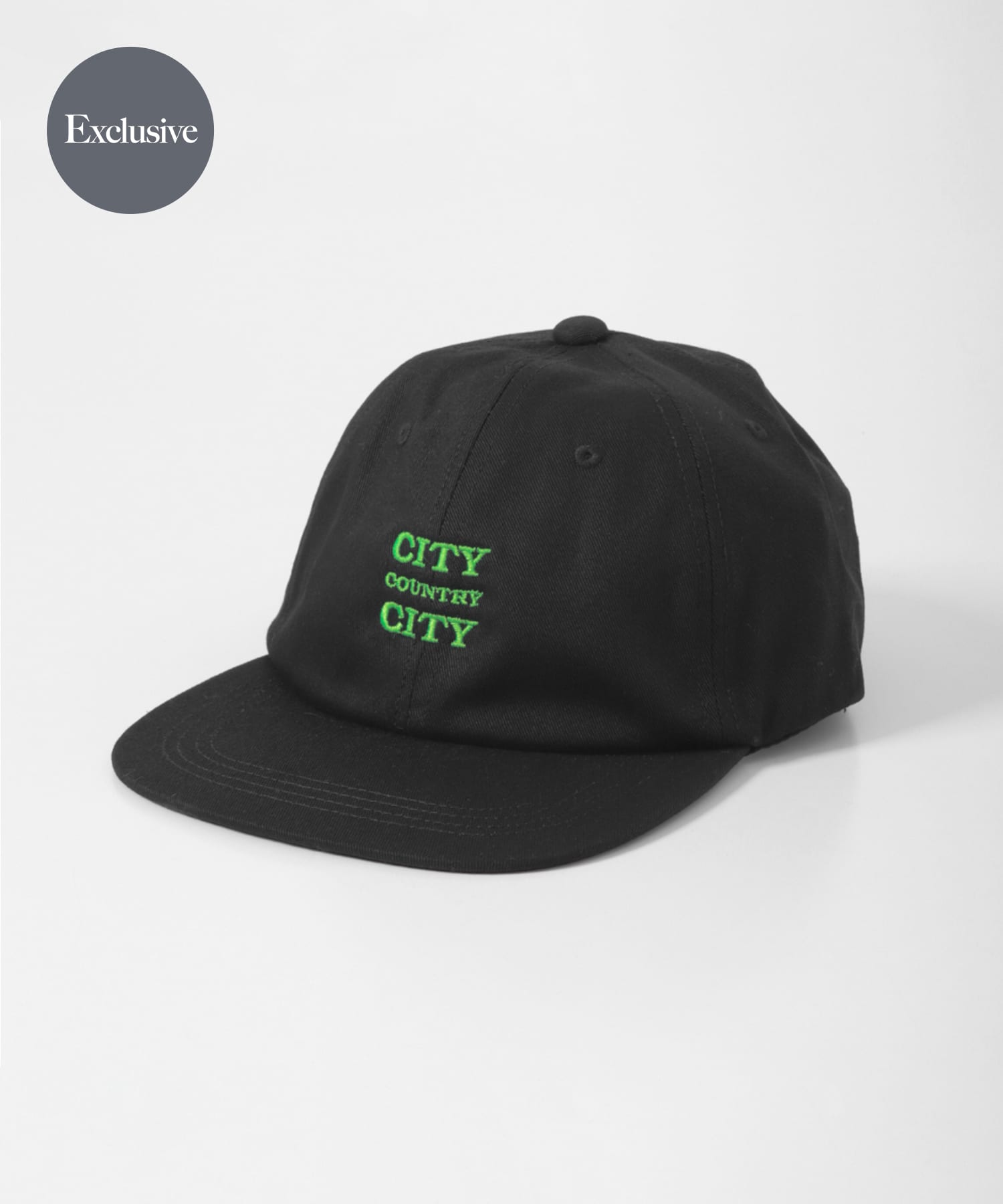 『別注』CITY COUNTRY CITY×URBS　COTTON CAP FOR  YGM BLK/GRN One