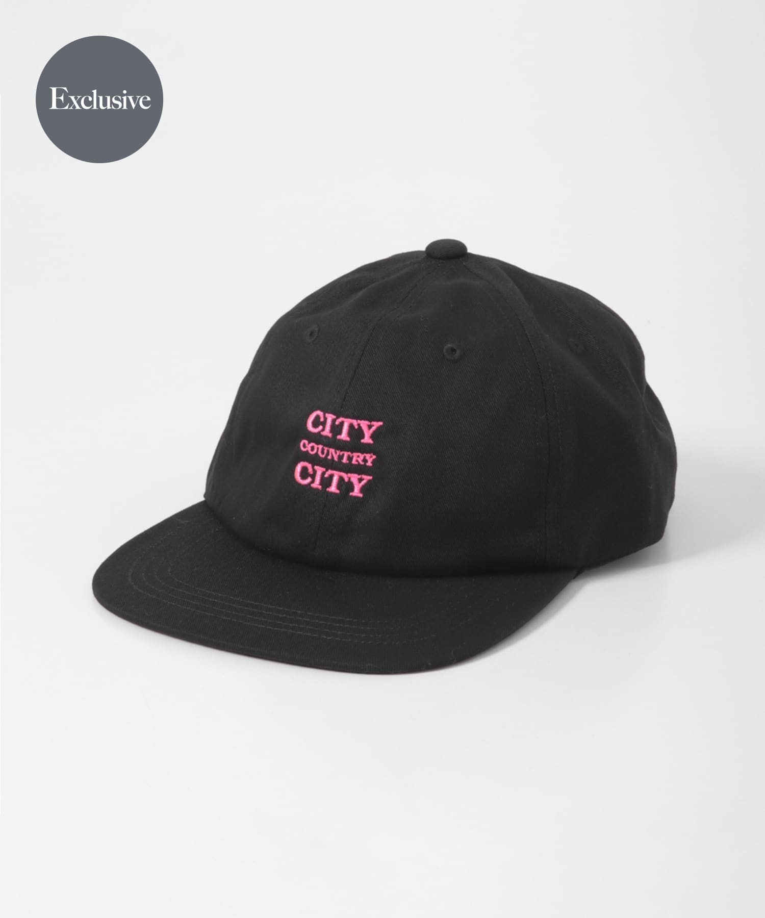 『別注』CITY COUNTRY CITY×URBS　COTTON CAP FOR  YGM BLK/PNK One