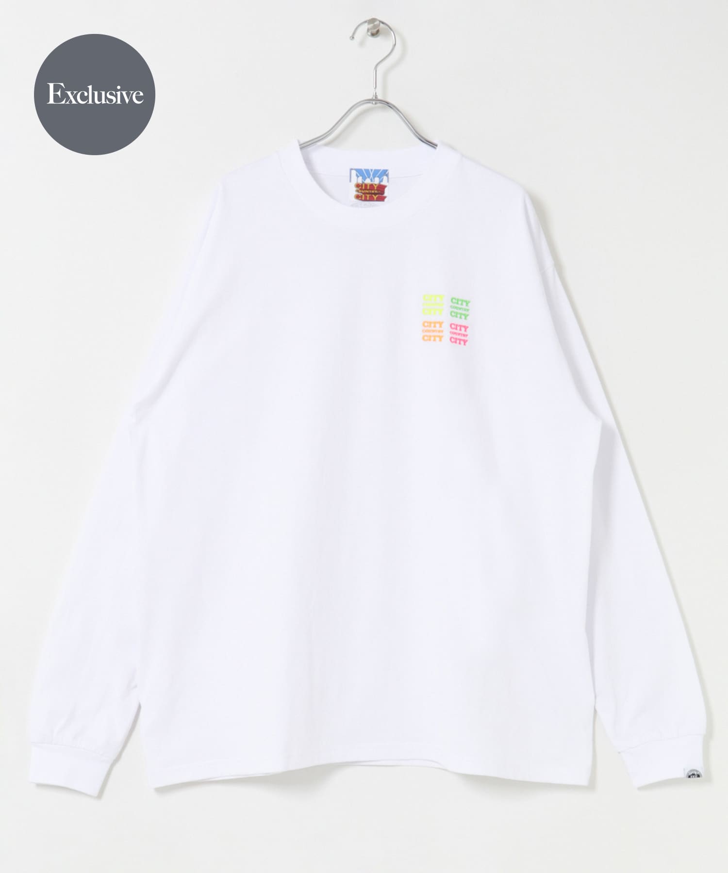 『別注』CITY COUNTRY CITY×URBS　L/S T-SHIRT FOR YGM WHITE M