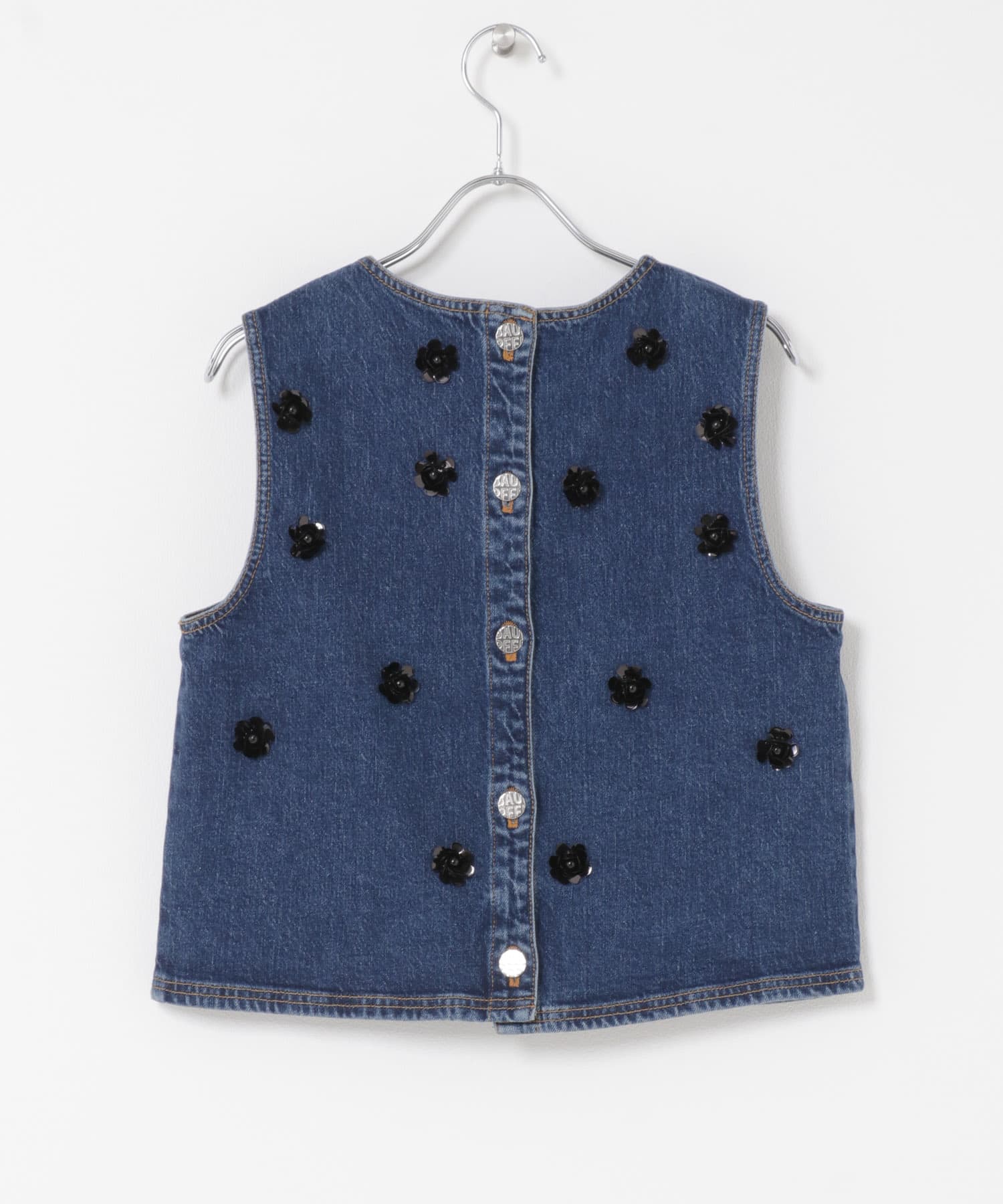BAUM UND PFERDGARTEN - BAUM UND PFERDGARTEN オーバーサイズ デニム ベスト ジレ BAUM UND PFERDGARTEN MADINE(36 Denimflow): トップス｜URBAN