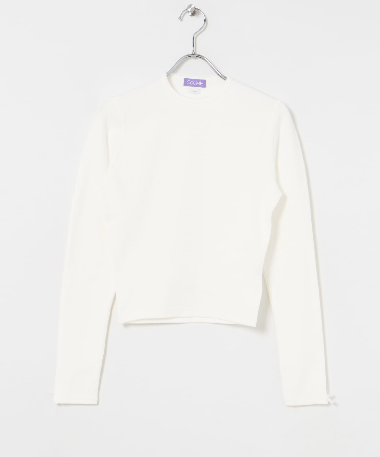 COOME　BABY LS TEE OFF WHITE M