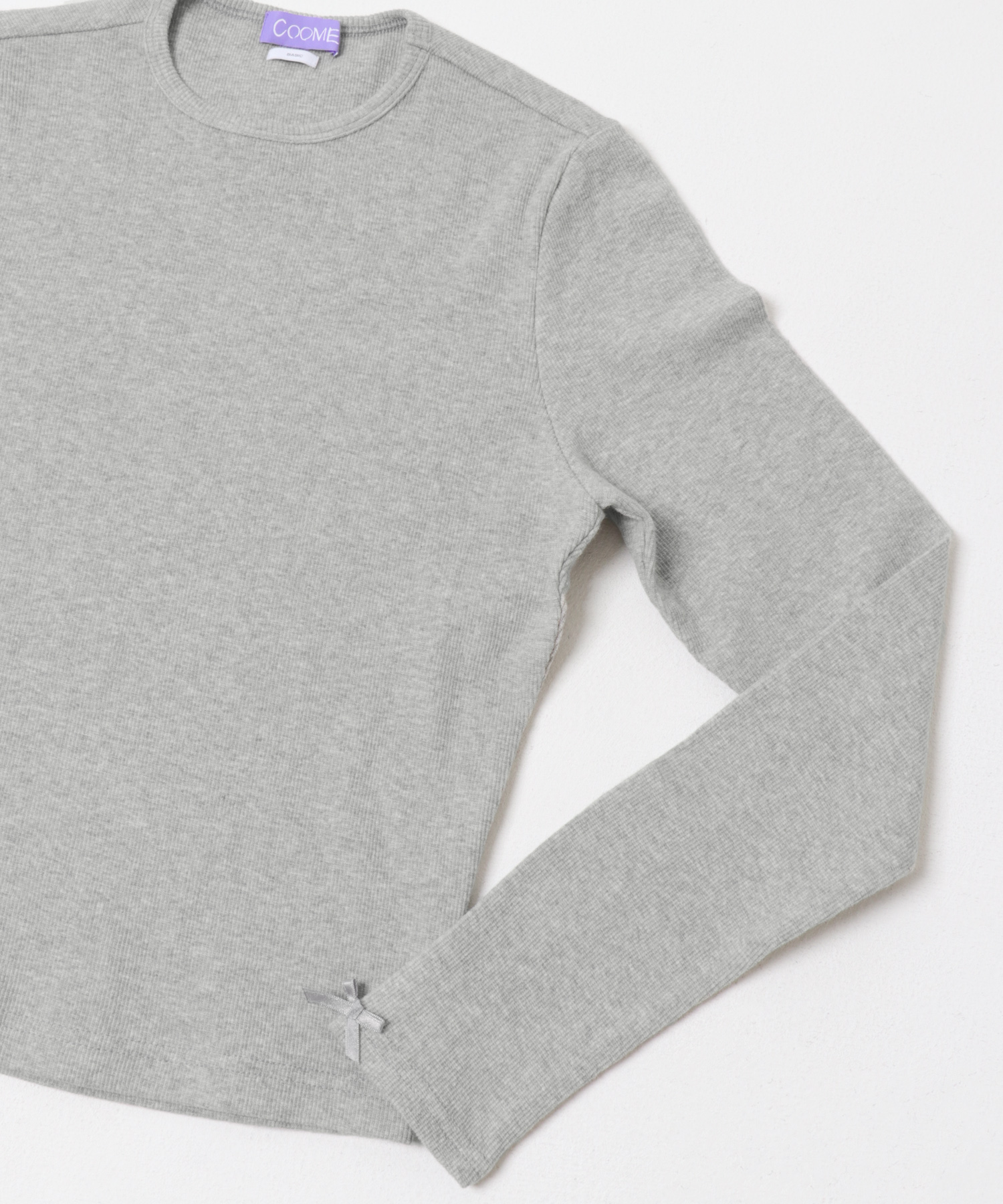 COOME　BABY LS TEE GREY M