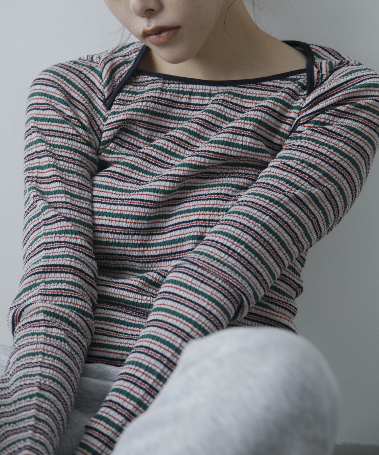 model：170cm   着用サイズ：Free