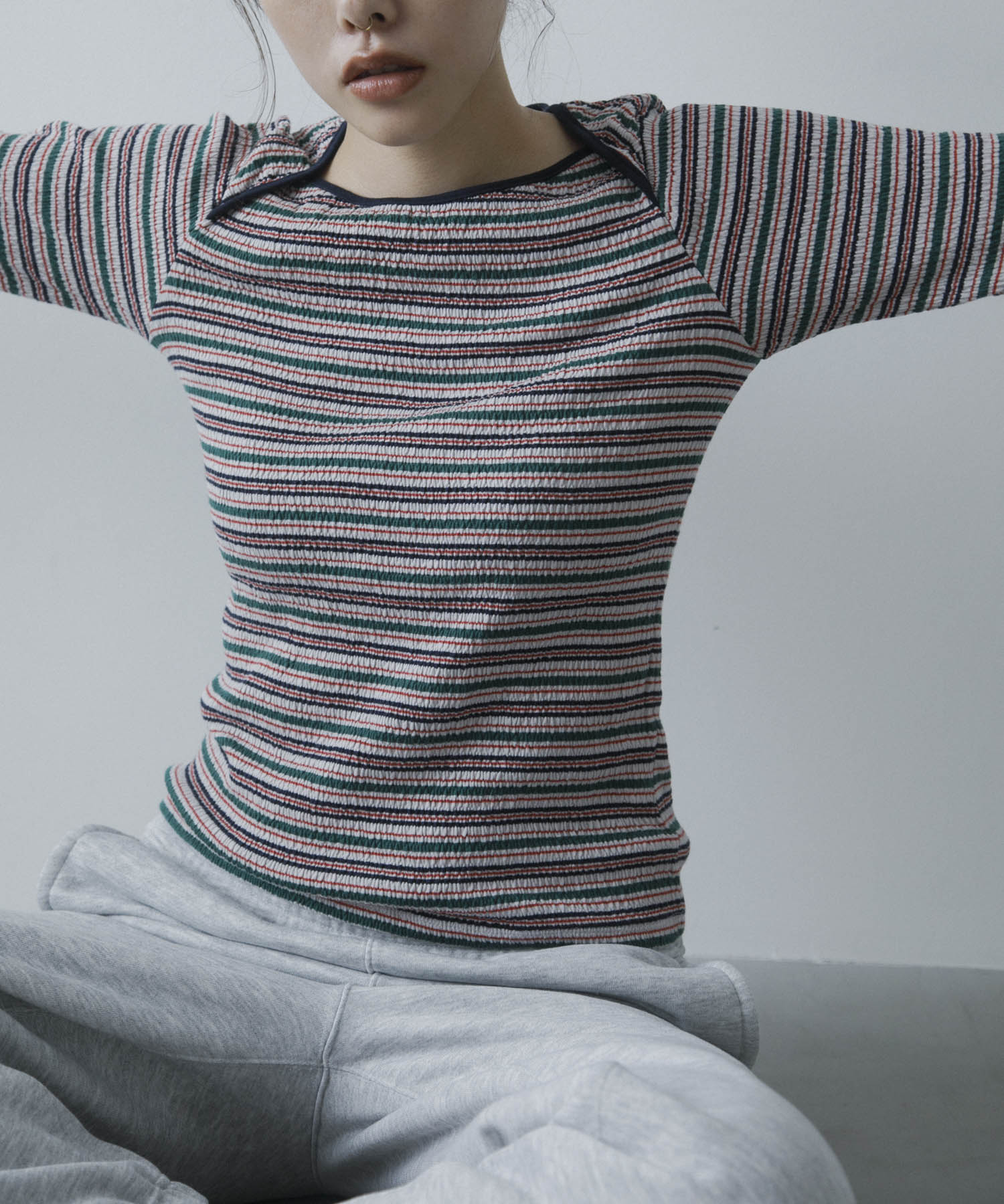 model：170cm   着用サイズ：Free