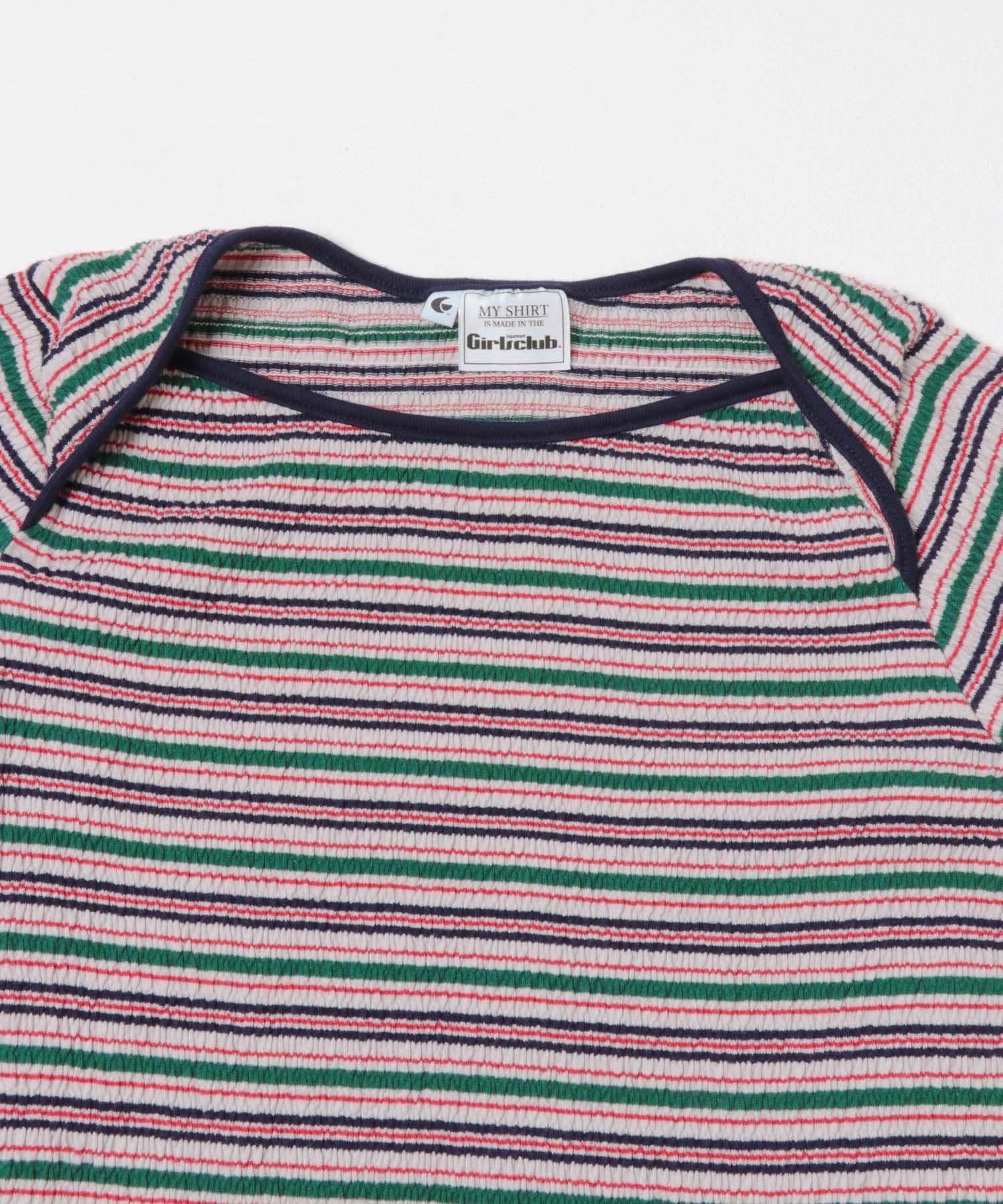 Girls department Club　MULTI STRIPE JQ LONGSLEEVE MULTI Free