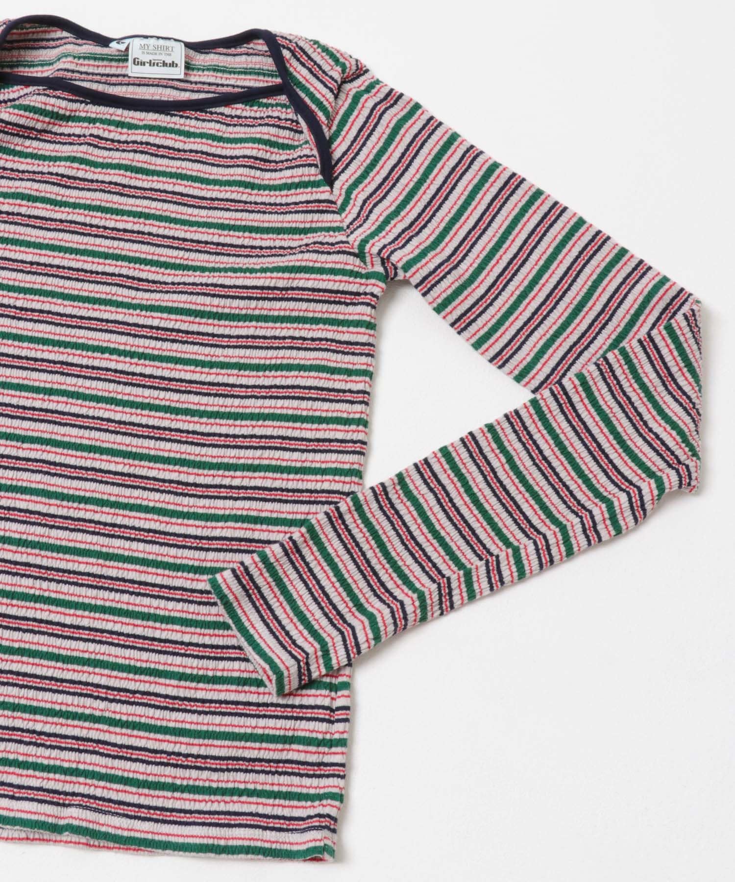 Girls department Club　MULTI STRIPE JQ LONGSLEEVE MULTI Free