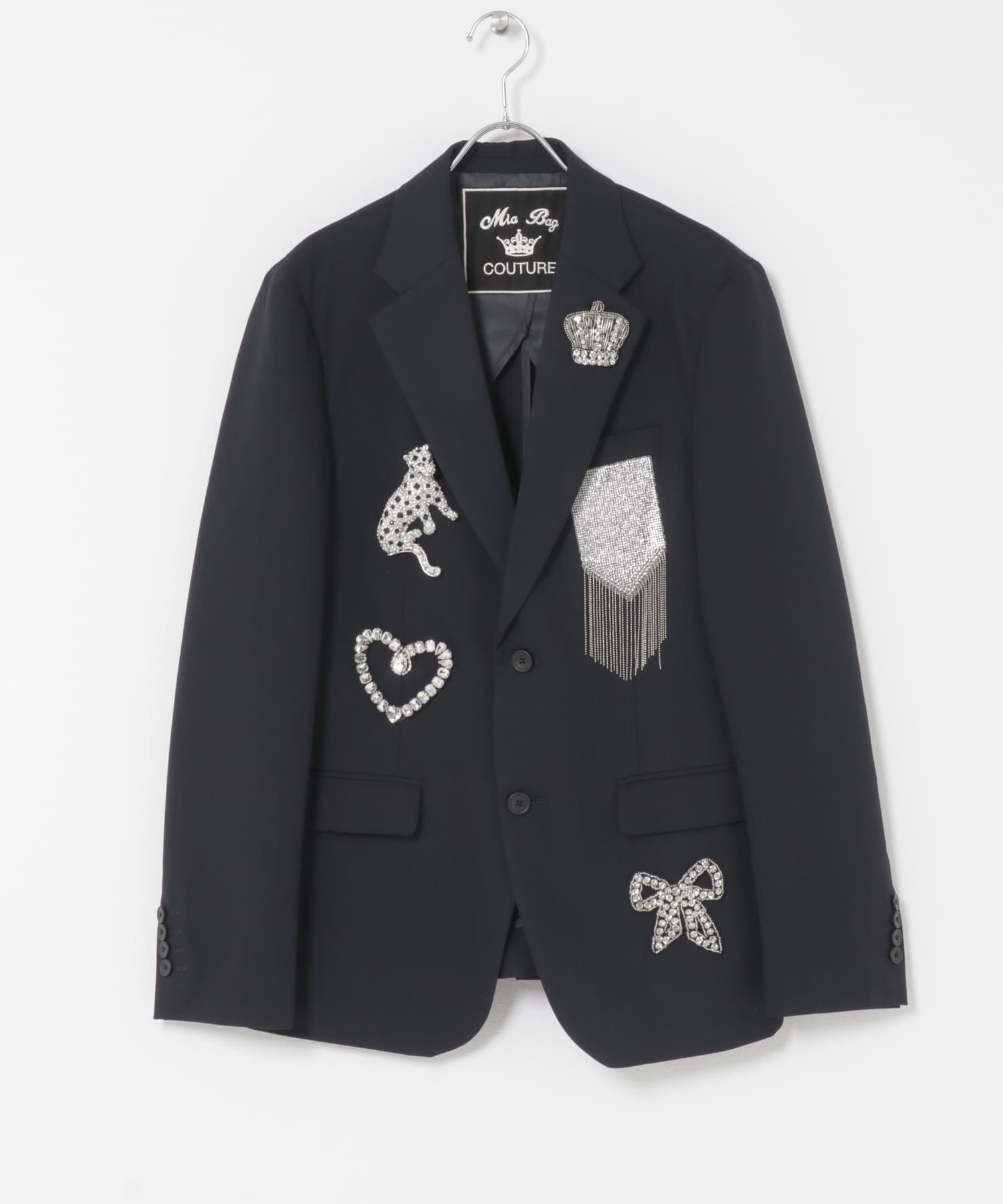MIA BAG　BLAZER PATCH CRYSTAL