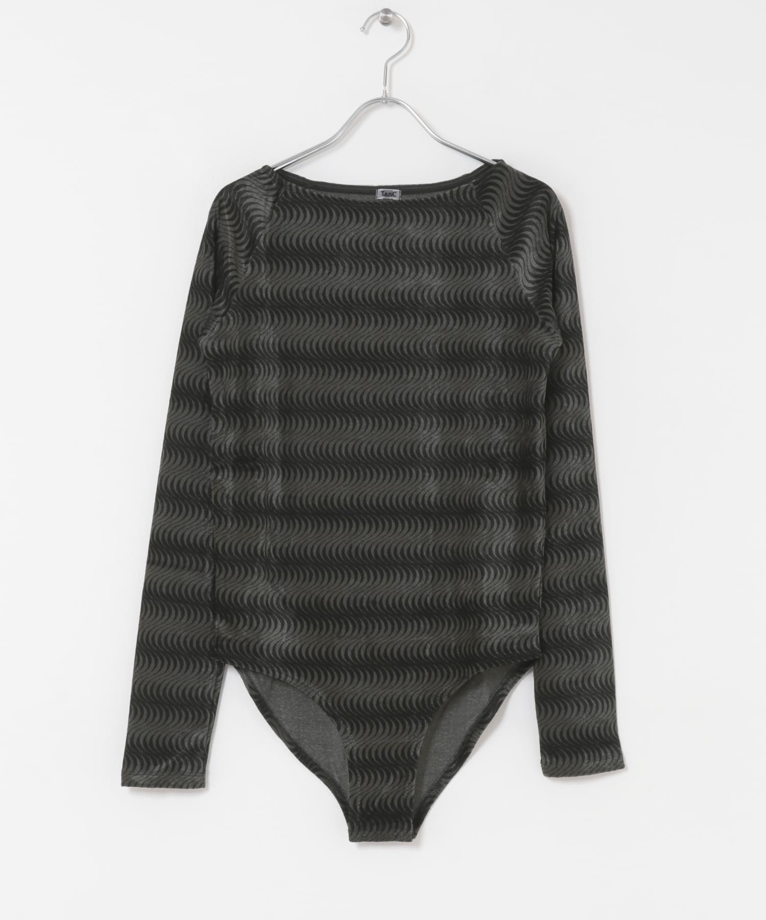 TanC TOKYO　PATTERN VELOUR ROMPERSE CHARCOAL Free