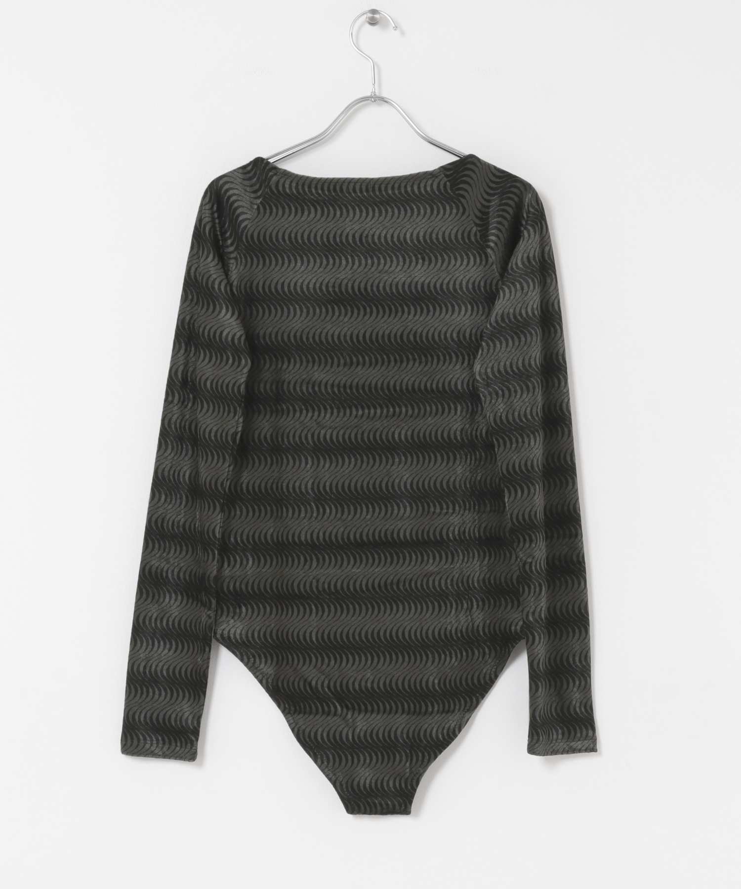 TanC TOKYO　PATTERN VELOUR ROMPERSE CHARCOAL Free