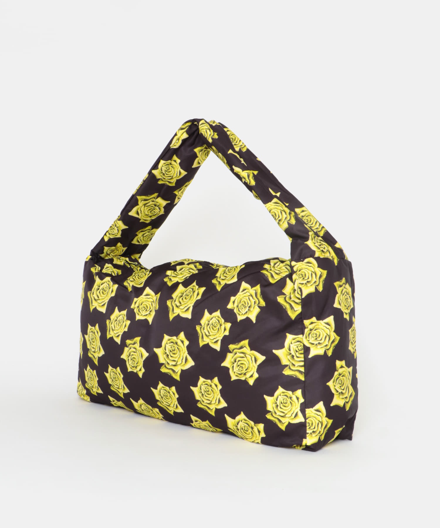 kokyo　Rectangulo Puff Bag XL RosesPrint Free