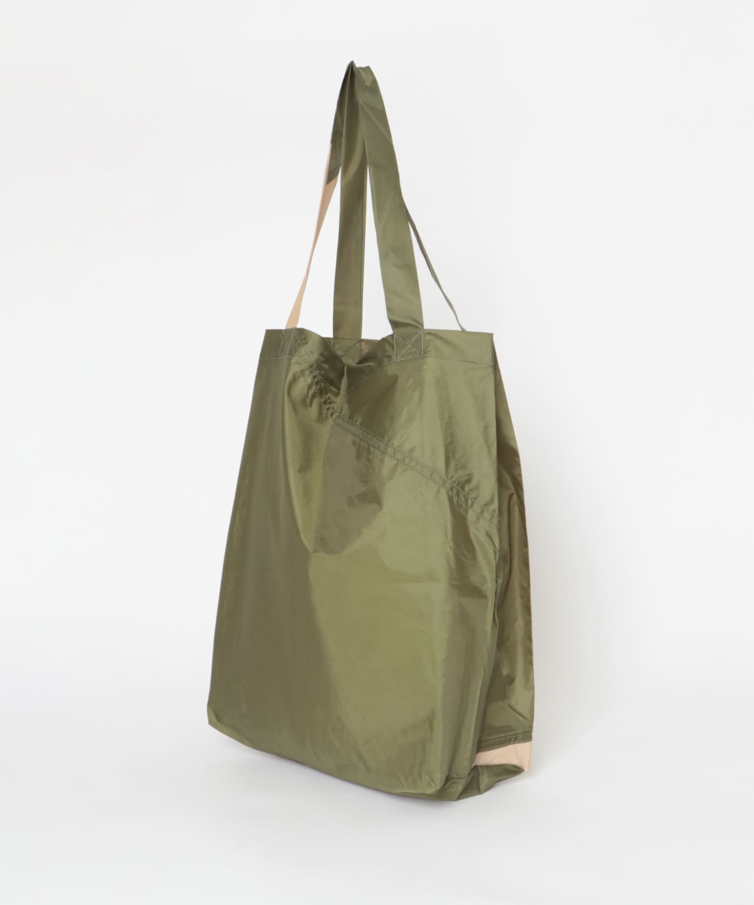 OUR SHIFT　Upcycled Tote Bag L green M