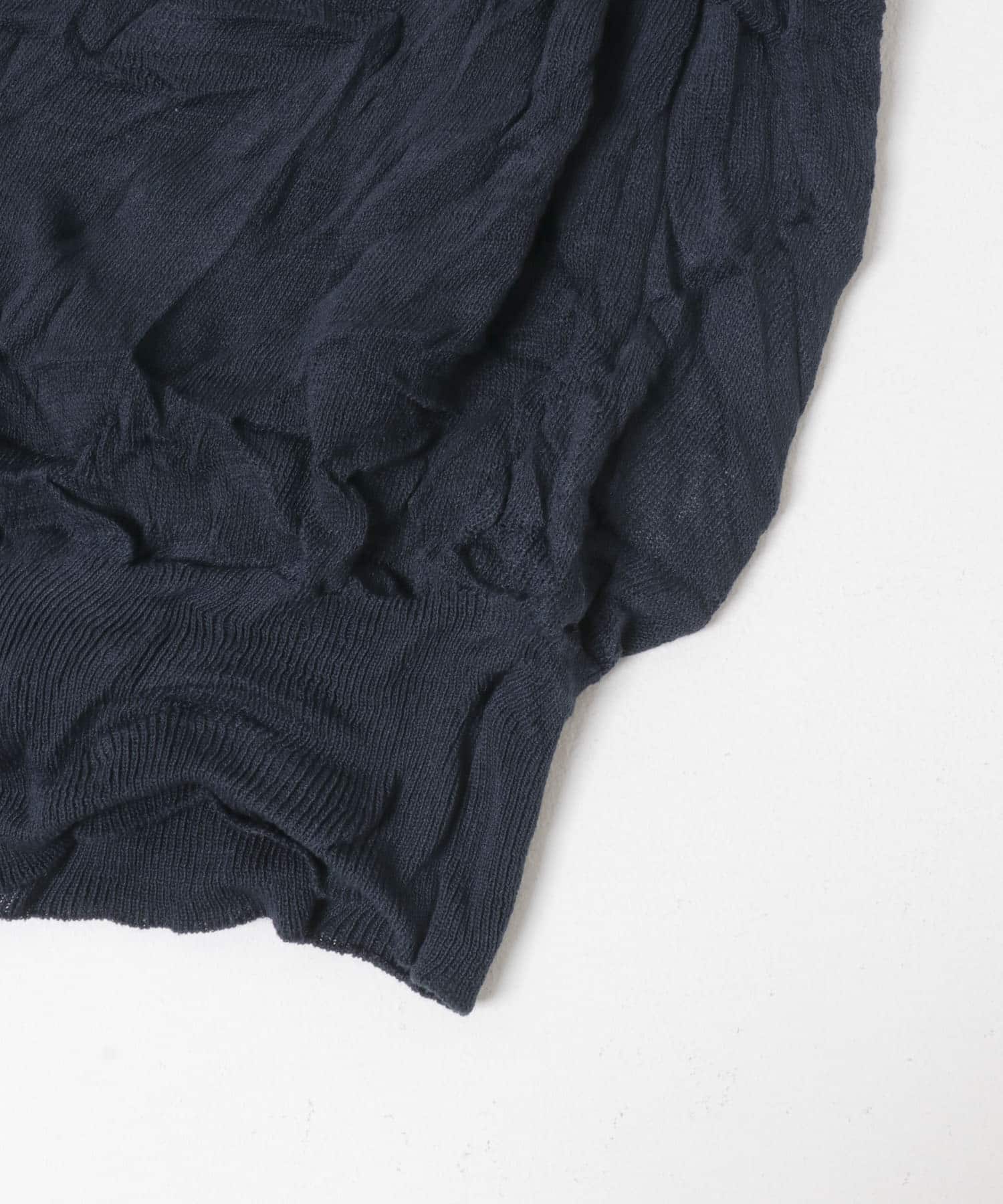 LAYAS　SIWA POLO KNIT NAVY One