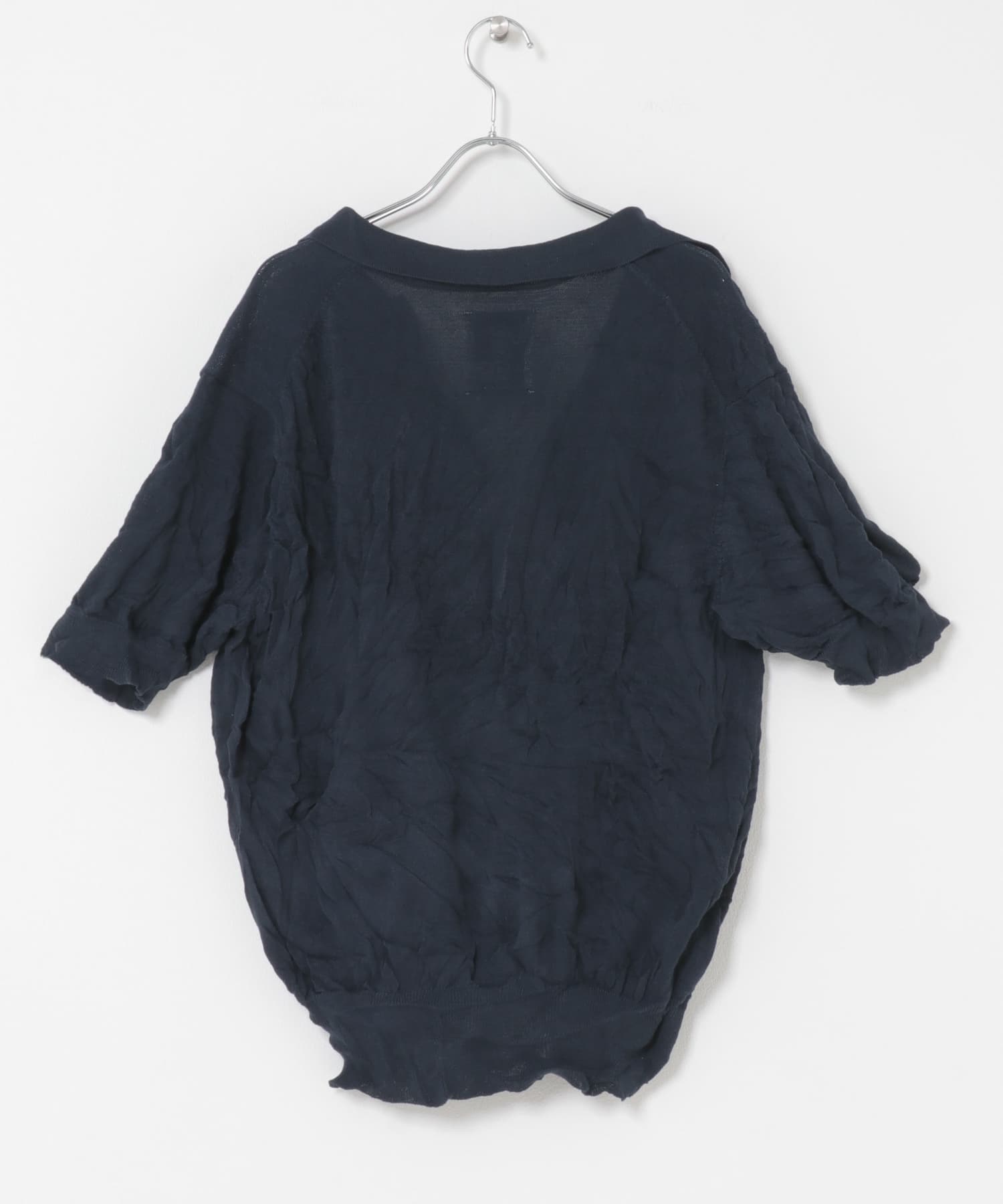 LAYAS　SIWA POLO KNIT NAVY One