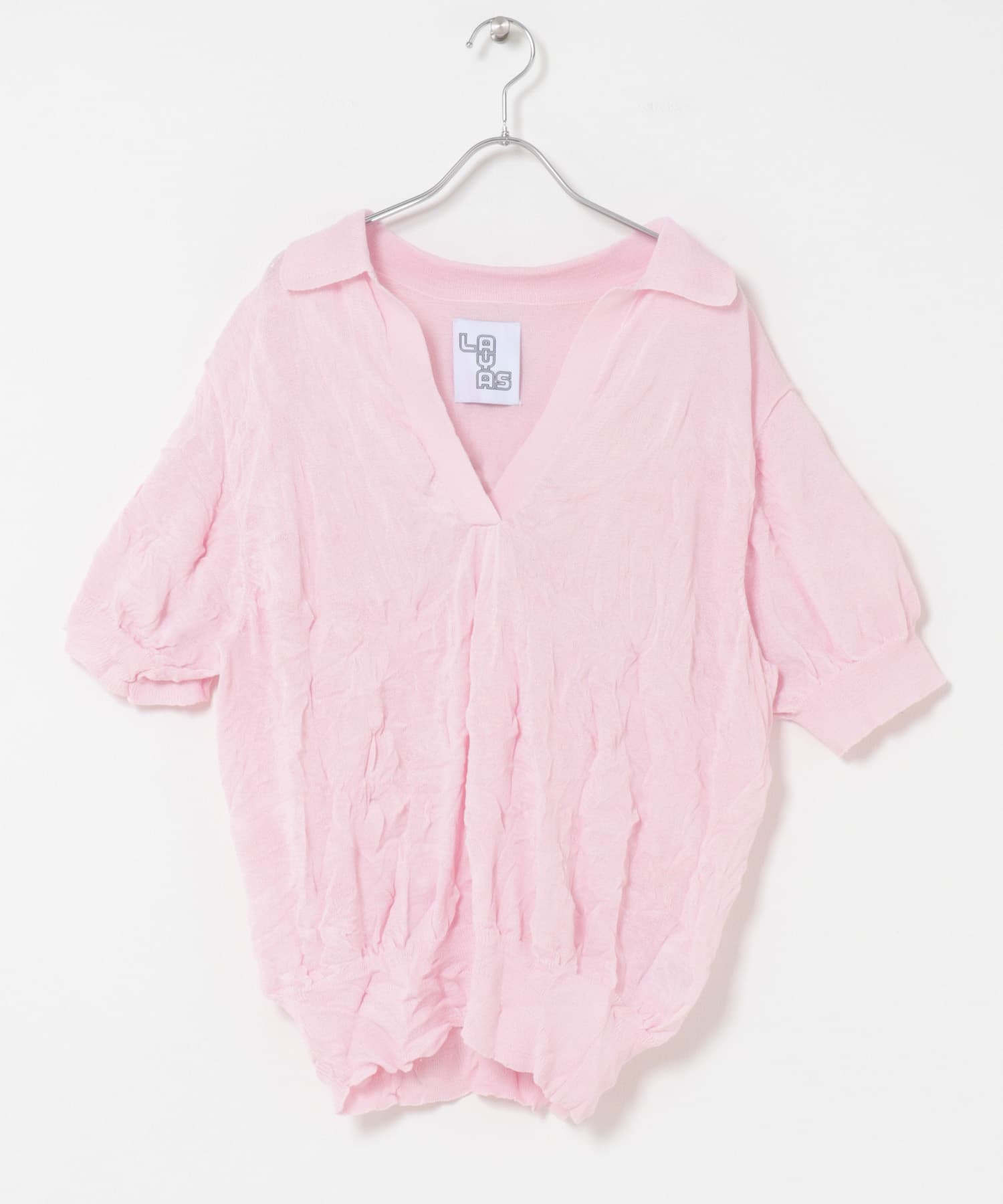LAYAS　SIWA POLO KNIT PINK One