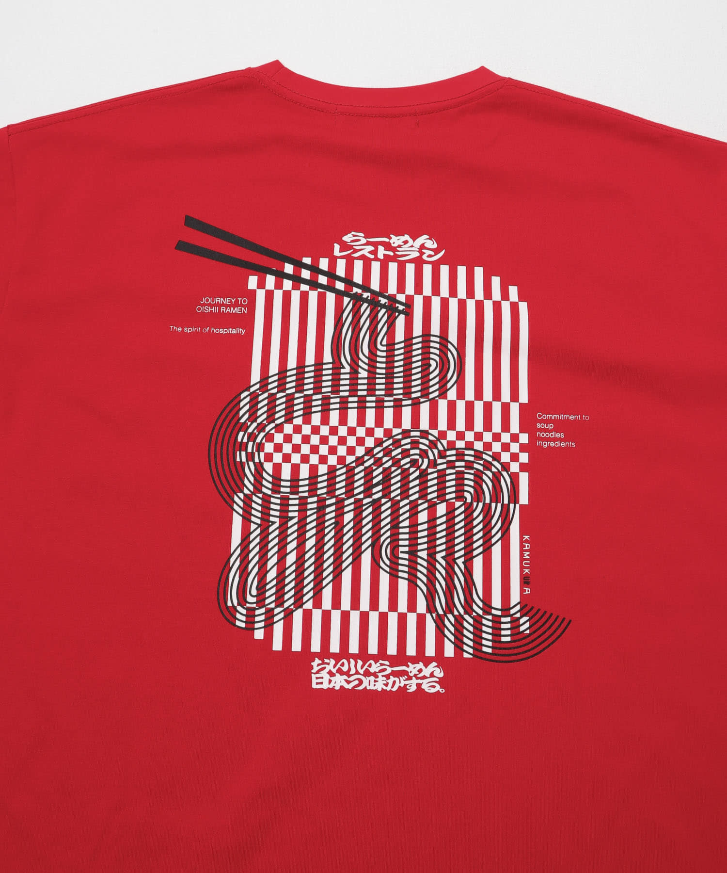 KAMUKURA×UR　T-SHIRTS Lantern RED S