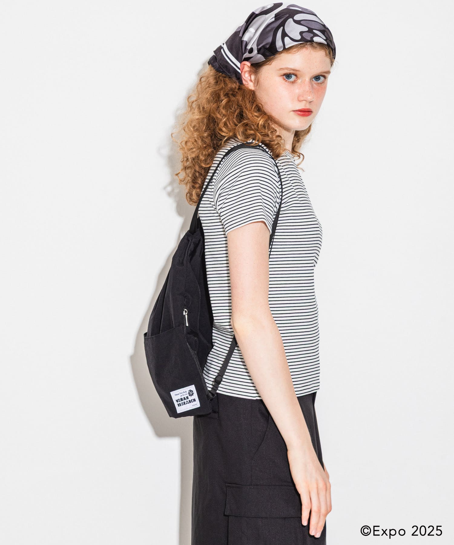 EXPO2025 KNAPSACK BLACK One
