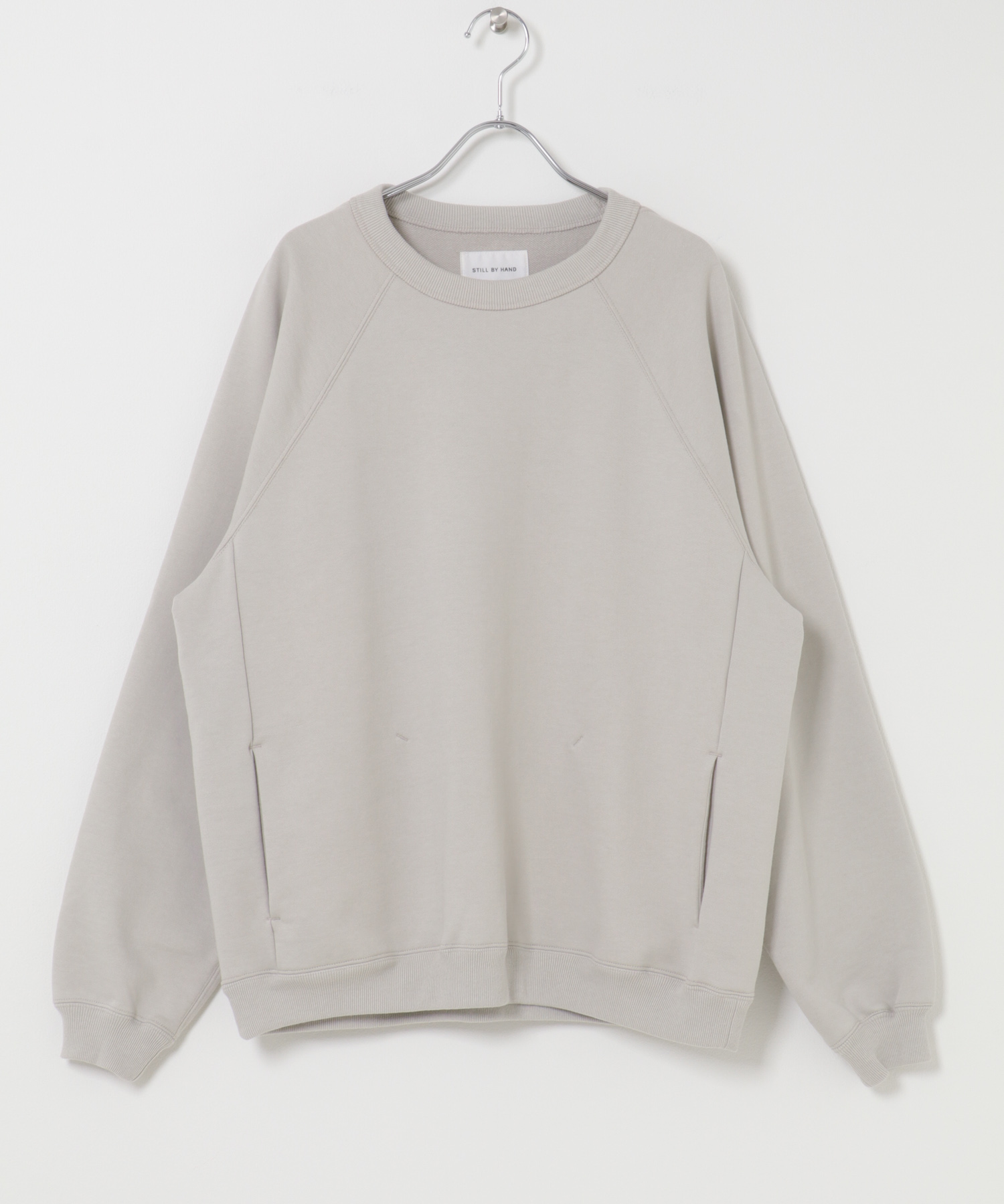 STILL BY HAND　フレンチテリーラグランスウェット