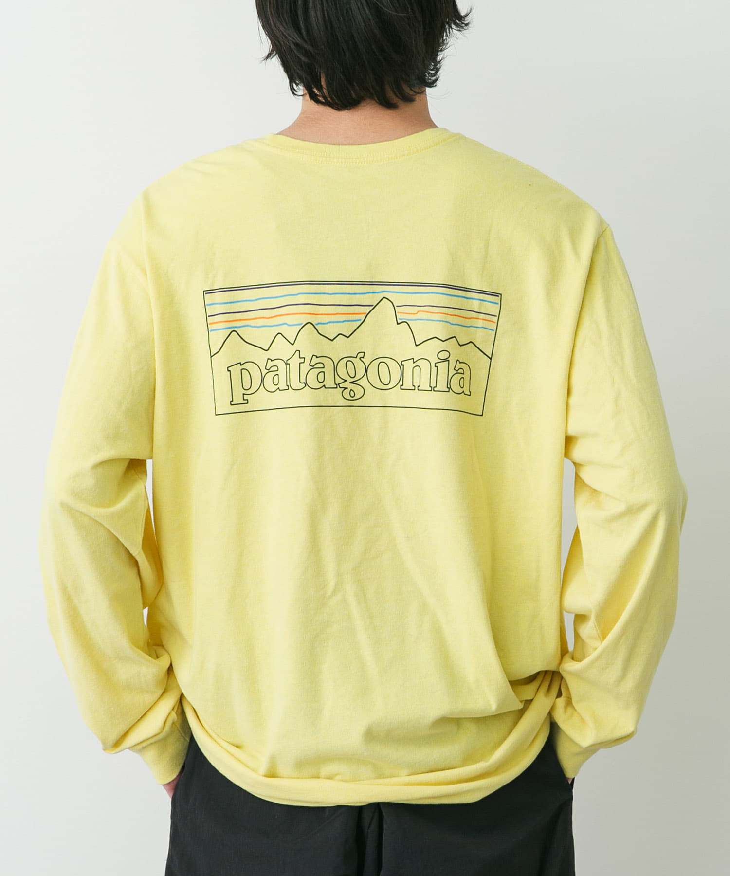 patagonia　LONG-SLEEVE P-6 LOGO RE-T-SHIRTS