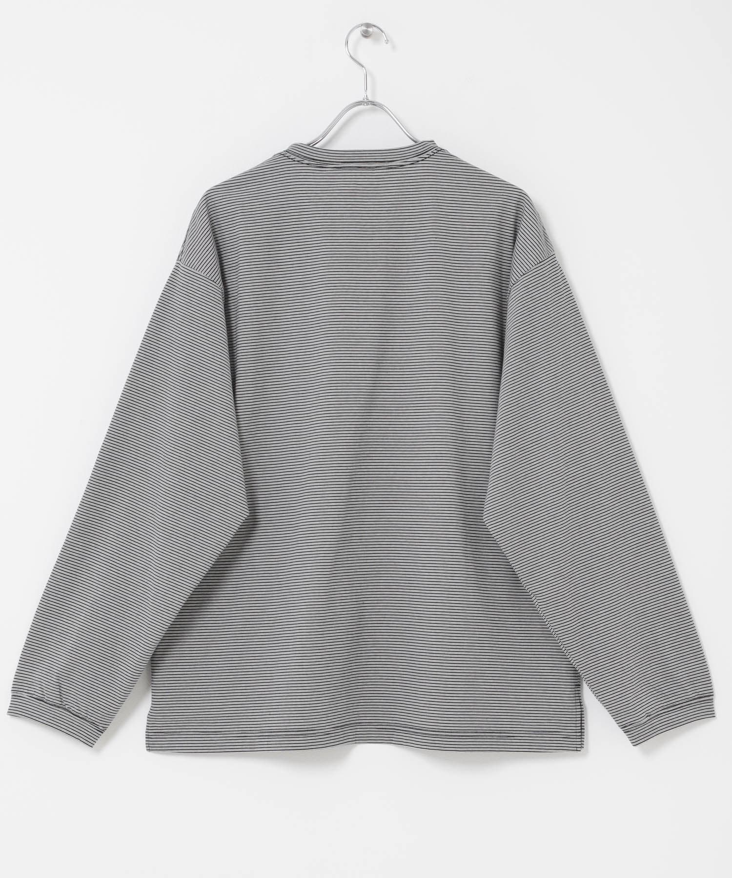 STILL BY HAND STRIPED LONG SLEEVE(46 BEG×WHT): トップス｜URBAN