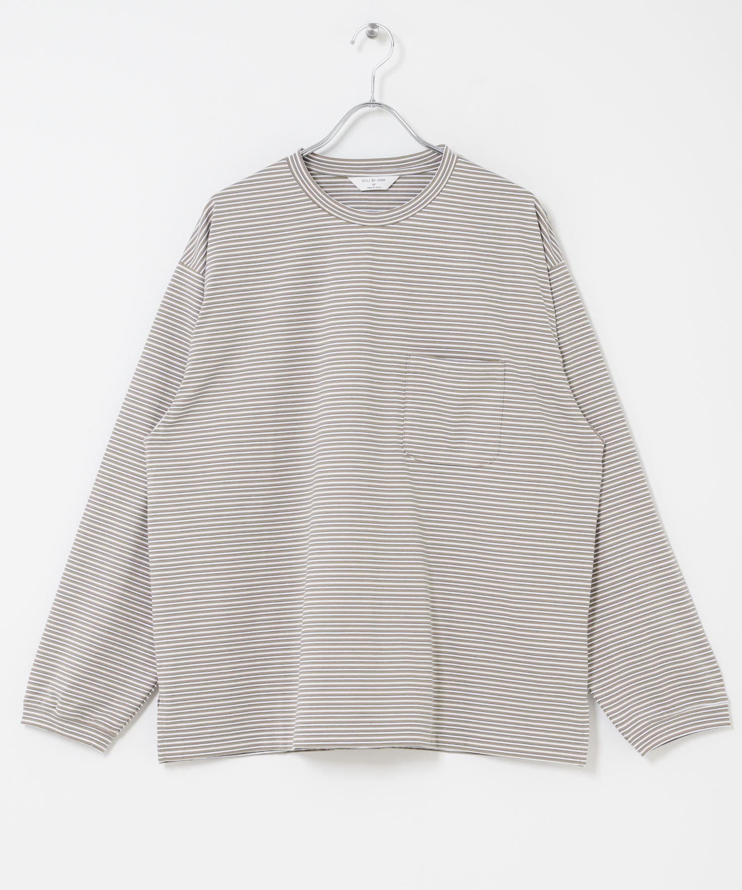 STILL BY HAND　STRIPED LONG SLEEVE