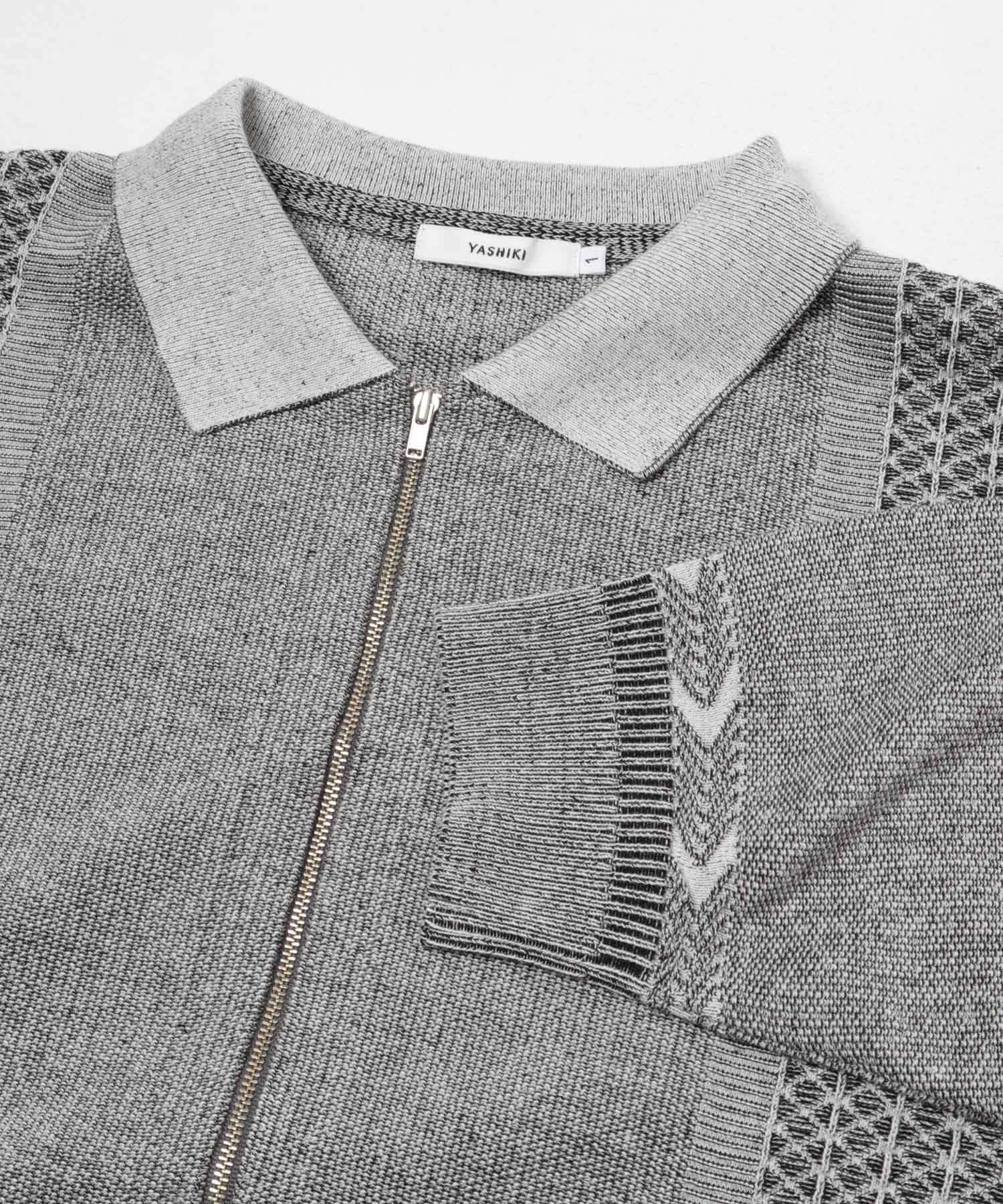 YASHIKI KANTO ZIP POLO(1 M.GRAY): トップス｜URBAN RESEARCH公式