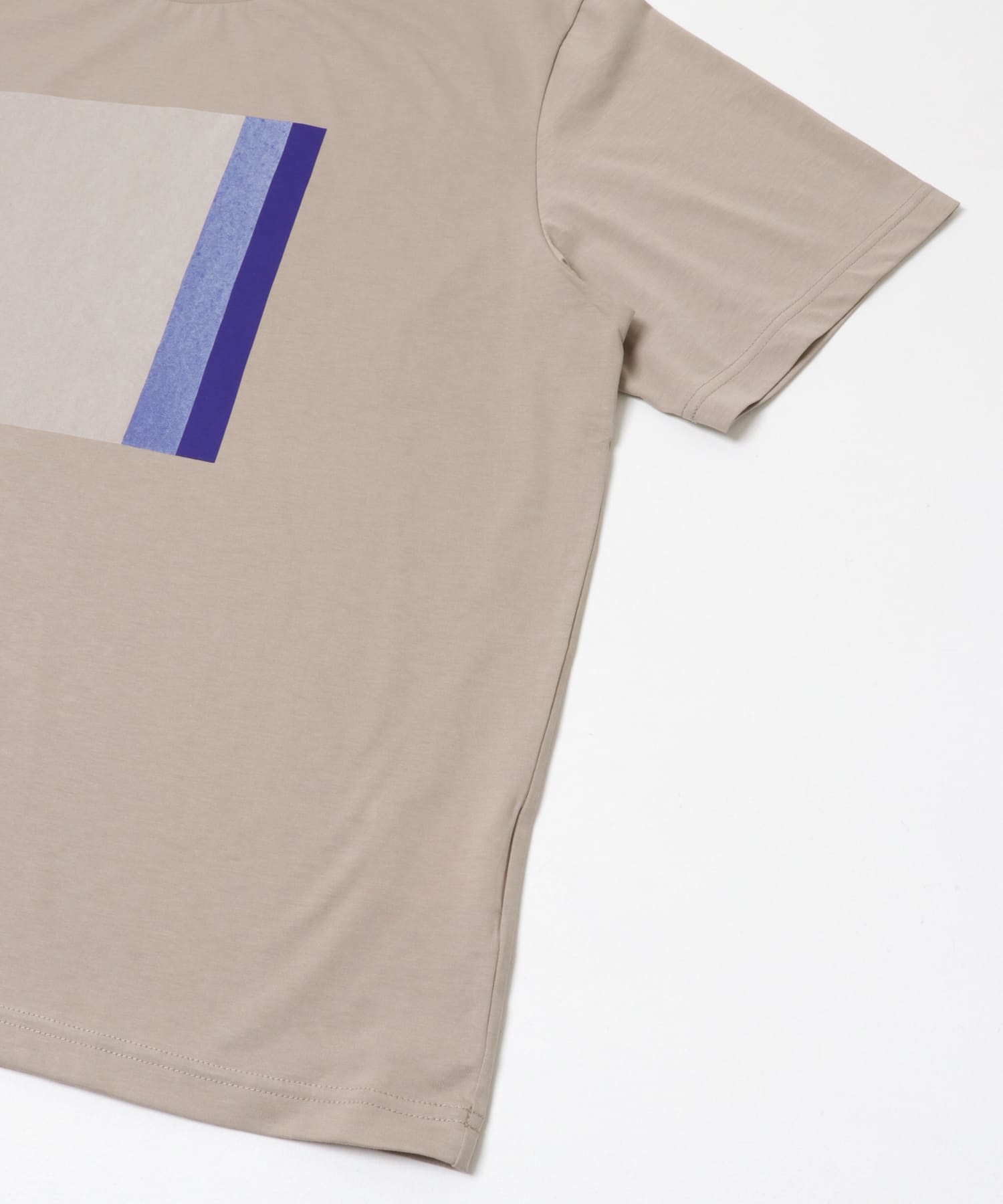 STILL BY HAND 強撚コットン天竺グラデーションプリントTシャツ(46