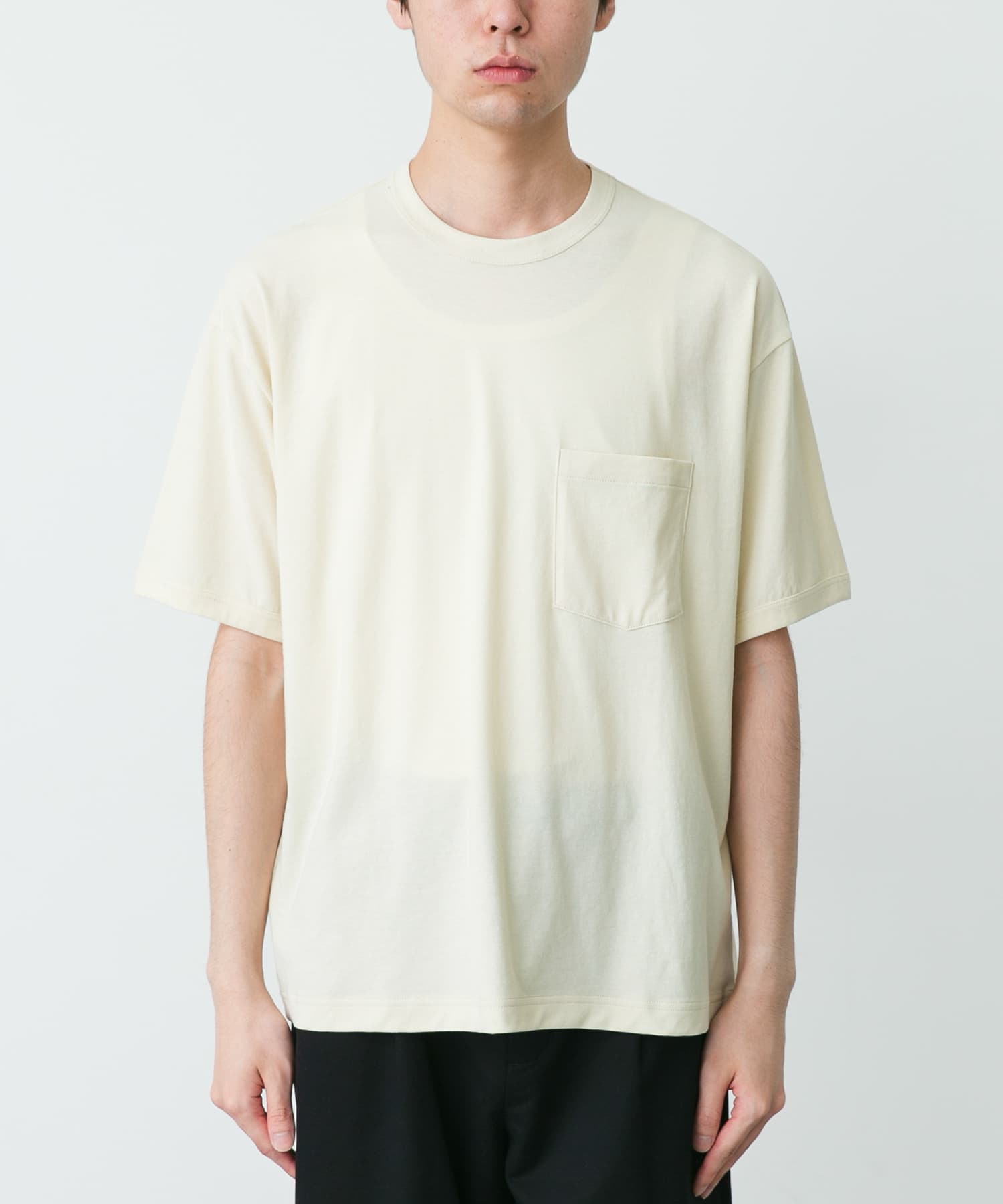 STILL BY HAND　強撚リンガーTシャツ