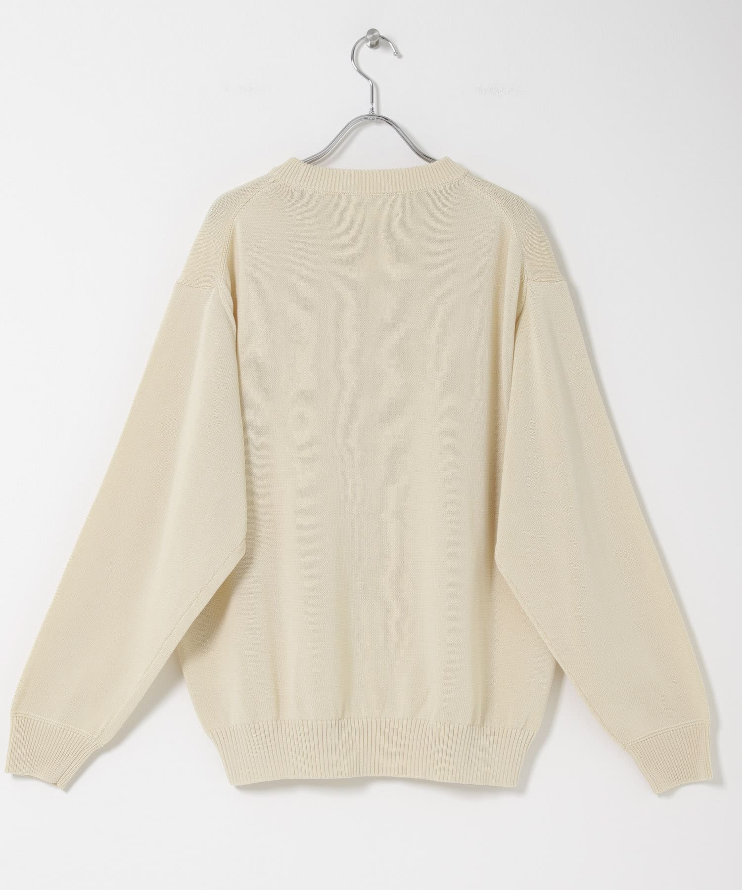 STILL BY HAND　10G COTTON SWEATER NATURAL 46