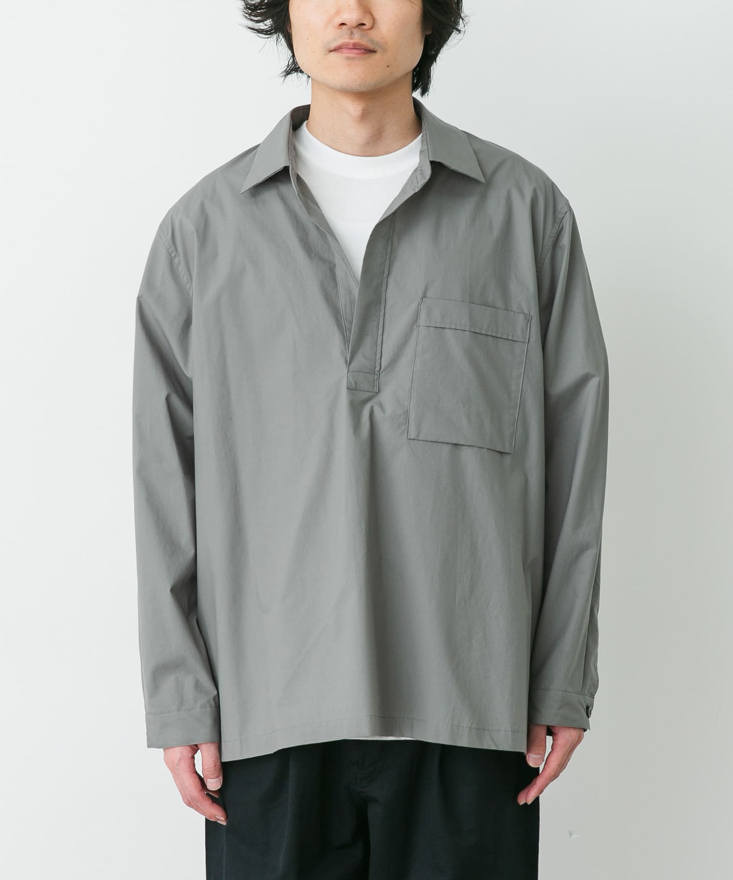 STILL BY HAND　BUTTONLESS OVER SHIRTS